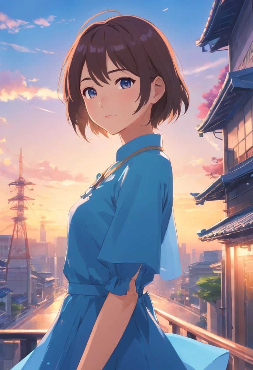 a close up of a woman in a blue dress posing for a picture, a picture inspired by Kim Jeong-hui, Instagram, tachisme, beautiful Korean women, Korean girl, Korean woman, Beautiful young Korean woman, Gorgeous young Korean woman, sakimichan, hot with shining sun, cleavage, Attractive girl, Sexy girl,