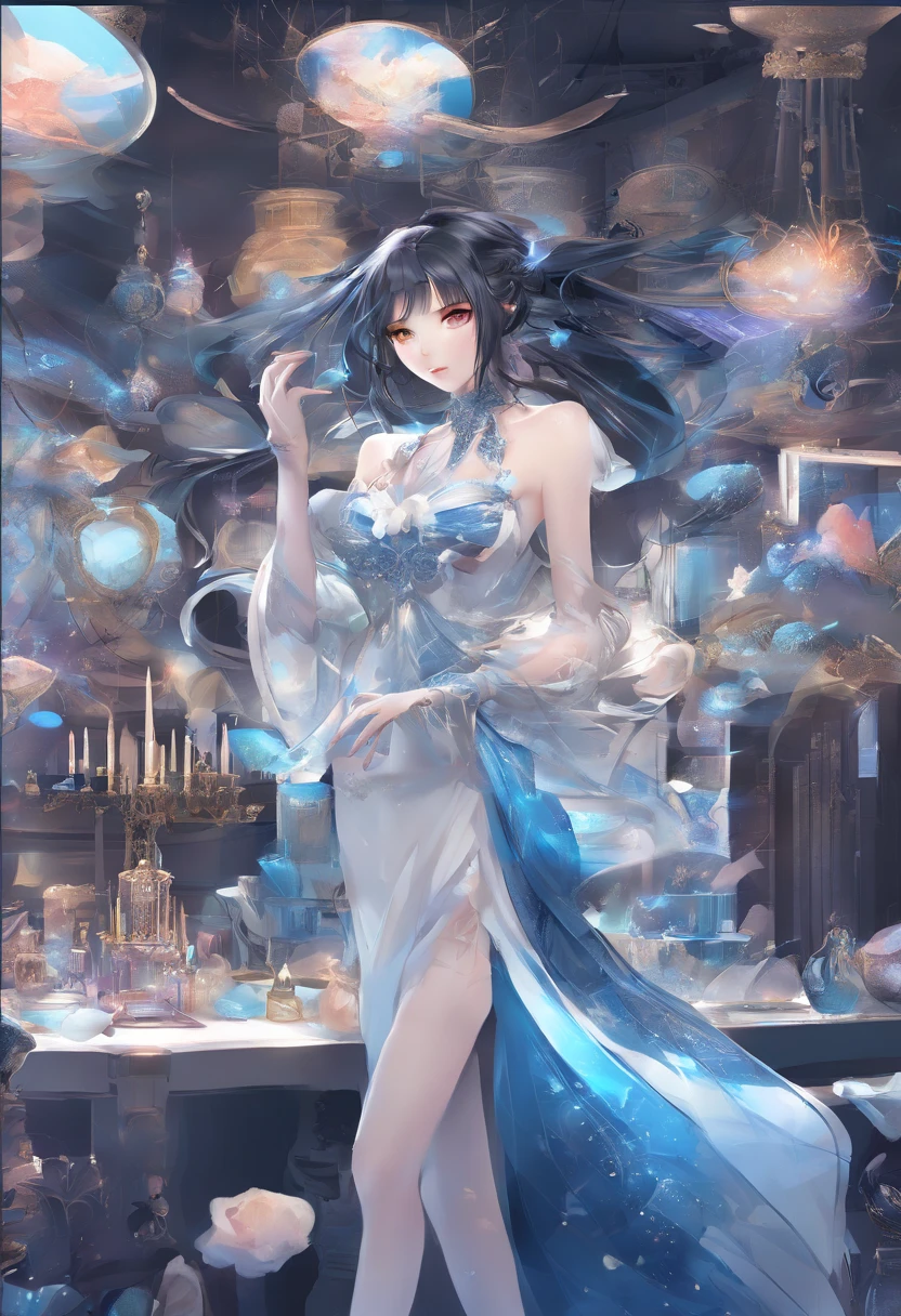 Blue base、high-class sense、A sense of excellence、Luxurious design、Cool design、cosmetics、Beauty products、lotion