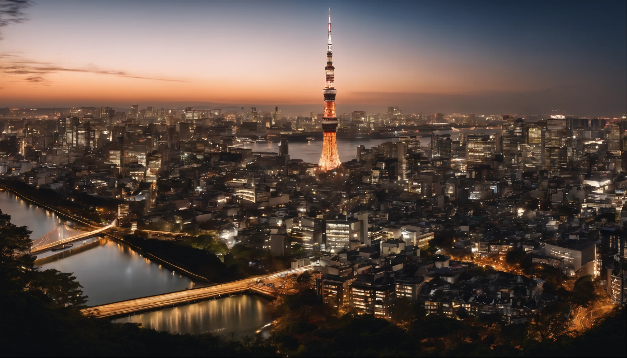 Includes Tokyo Skytree and Tokyo Tower、We will tell you the scene of Tokyo from 200 meters in the sky。From this perspective、Tokyo Skytree is located on the north side.、Its height and characteristic design catch the eye。Around Skytree、The atmosphere of the downtown area spreads、The red tiles of the old temples and shrines and roofs shine beautifully。
one fang、Tokyo Tower is located on the south side.、The brilliance of its steel is impressive.。At night、The tower itself is beautifully lit up.、It shines as a symbol of the night view。Around the tower、Lined with skyscrapers、Breathe of a contemporary city。
In the center of Tokyo、Many skyscrapers and parks、The river spreads、You will see the flow of traffic。Road and railway lines intertwined、Feel the vibrancy of the city。pure、In the direction of Tokyo Bay、Big ships come and go、A beautiful scene where the sea and land are in harmony spreads out.。
The view from 200 meters above this is、It's a great place to overlook Tokyo's diversity and vibrant urban charm.。