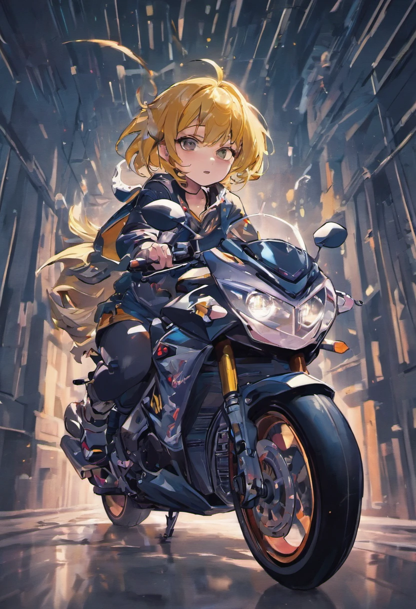 /Imagine Prompt: Motorcycle illustration for sticker on black background, Travel by scooter、(((ADV160 character insertion)))、nffsw,Bold outline style, Pop Design、jagged, Trashcore, Light Shading - V 5.2