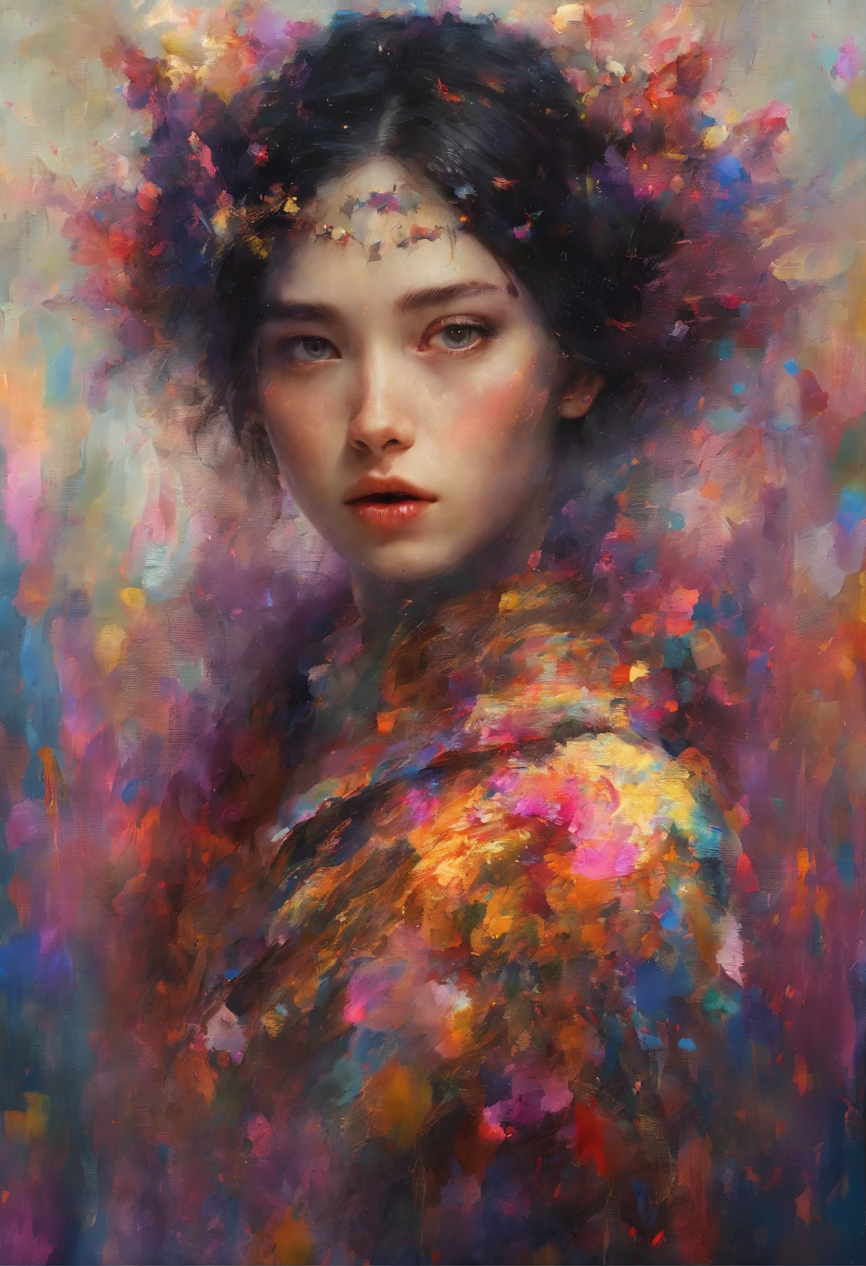 Niko's masterpiece, top quality, best quality, formal art, beautiful and aesthetic: 1.2)، (one girl), highly detailed eyes, (Fractal art: 1.3)-Colorful, more detailed, (perfect face), glowing skin, HDR, ( White robe golden stripes: 1.2)galaxy (Optical lines)-Stunning photos, (Dynamic lines, light paths: 1.2)-Vibrant colors, (Phoenix)، (Dragon)-Masterpiece, Best Quality, (巨作)، (The best) Quality: 1.4)، (extremely high resolution: 1.2)، (extremely realistic: 1.4)، (Realistic: 1.2)