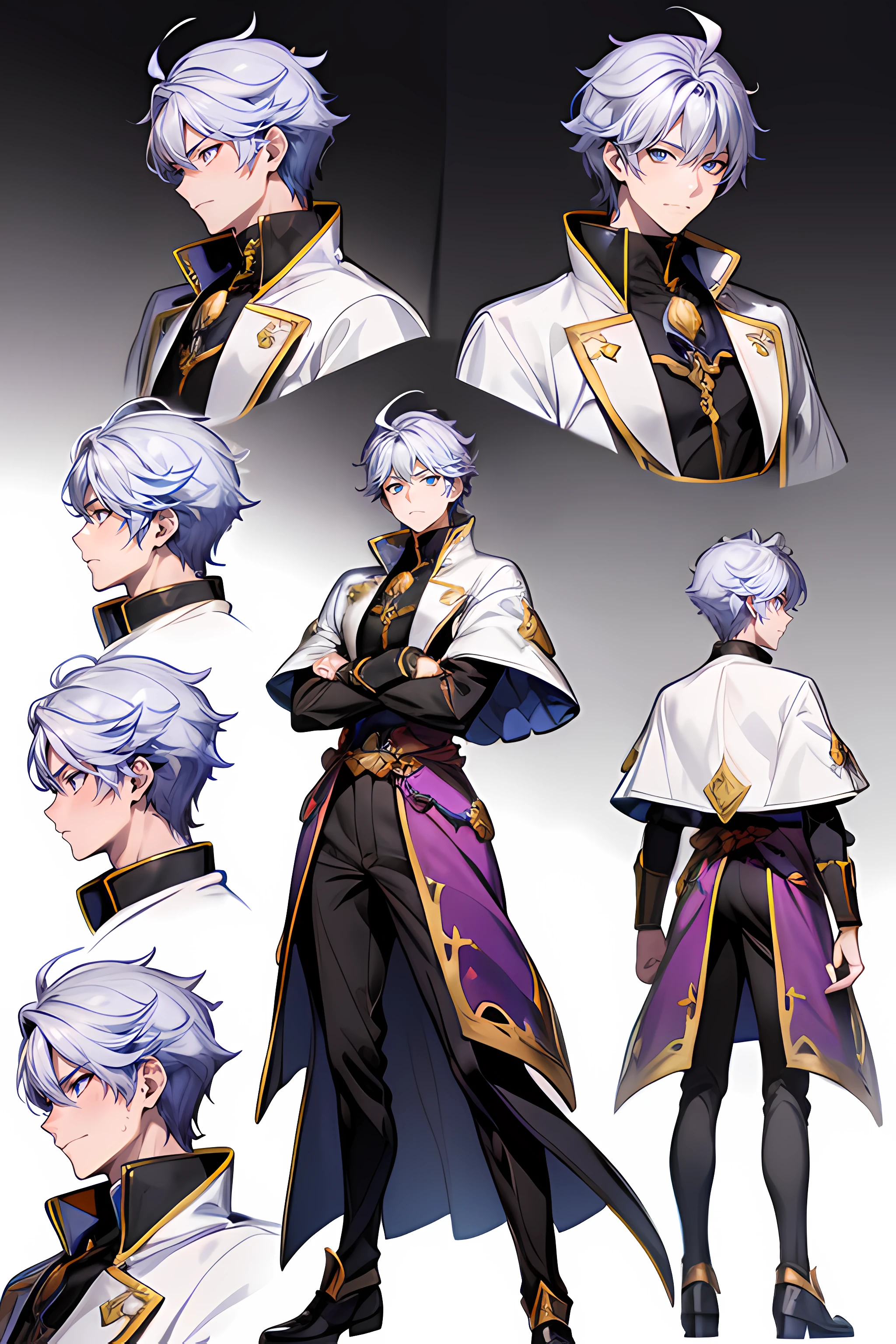 "(em 4k), (em estilo GRANBLUE FANTASY e Yusuke Murata), rosto bonito e confiante, olhos vermelhos