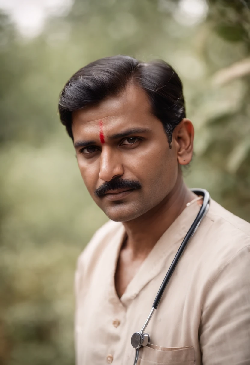 indian doctor frount face