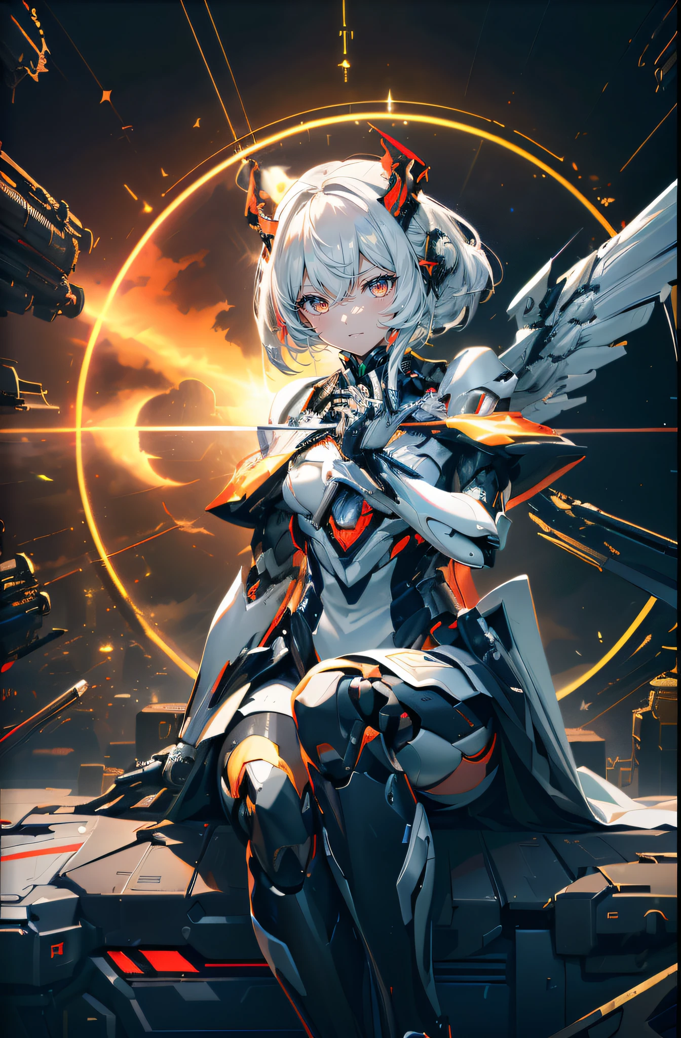 masterpiece、Near future、super elaborate、top-quality、ultra-detailliert、very detailed illustration、ighly detailed、intricate-detail、hight resolution、super complex details、Highly detailed 8k CG wallpapers、Caustics、Reflectors、Ray traching、Energy Rifle((Preferred model(sniper rifles)(High Magnification Scope))Mechanical Rifle、Electronic components、Electronic components、Electromagnetic cannon、railgun、Super heavy mechanical sniper rifle、)、(detailed color(Black_1.3)(white_1.2)(reddish_1.1))、(More information about a person、(femele、grinning evily、red eyes、hairstyle on(Longhaire、Color Theme、(blanche_1.5)、(blanche_1.3))、(android、humanoide、Mechanical Doll、(Electronic components、RoboArm、Mechanical parts、mechanical wings、Energy Wing、mechanical leg、Energy Cell、Robot Joint、complex mechanical component(Electronic components、)、)))、(Detailed background、(Near Future City、natta、mid air、)、theme(golden colored_1.3)(Black_1.1))masterpiece、Near future、super elaborate、top-quality、ultra-detailliert、very detailed illustration、ighly detailed、intricate-detail、hight resolution、super complex details、Highly detailed 8k CG wallpapers、Caustics、Reflectors、Ray traching、 Face sitting
Waiting to start