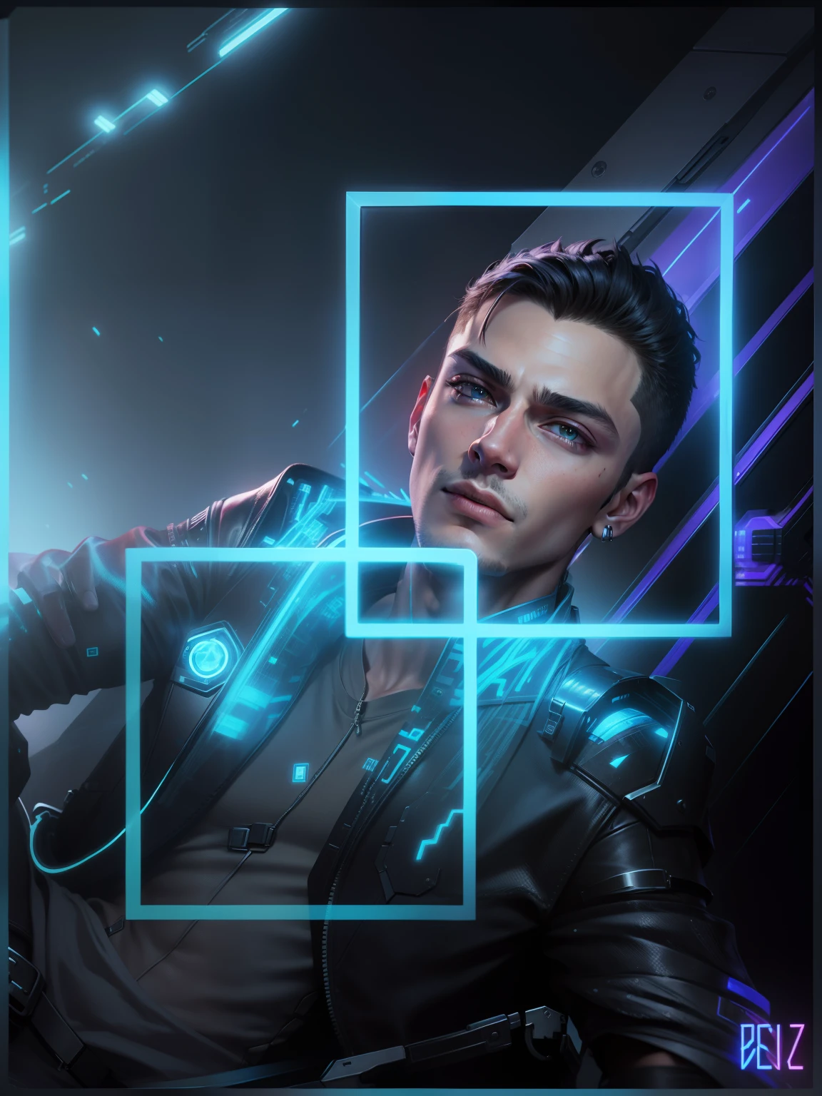 Change background cyberpunk handsome boy.realistic face.8k.ultra realistic.
