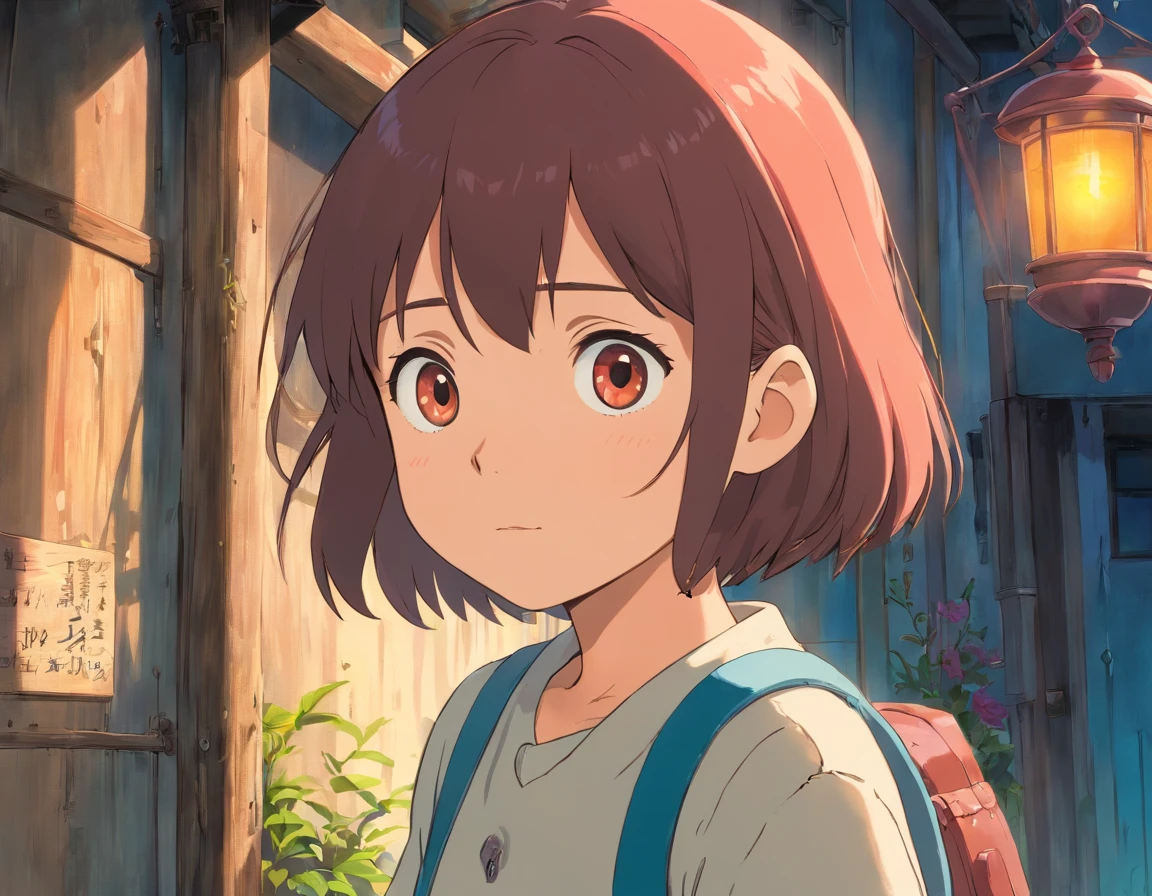 abandoned girl protagonist with distinctive feature