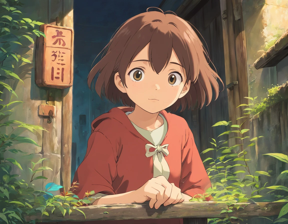 abandoned girl protagonist with distinctive feature