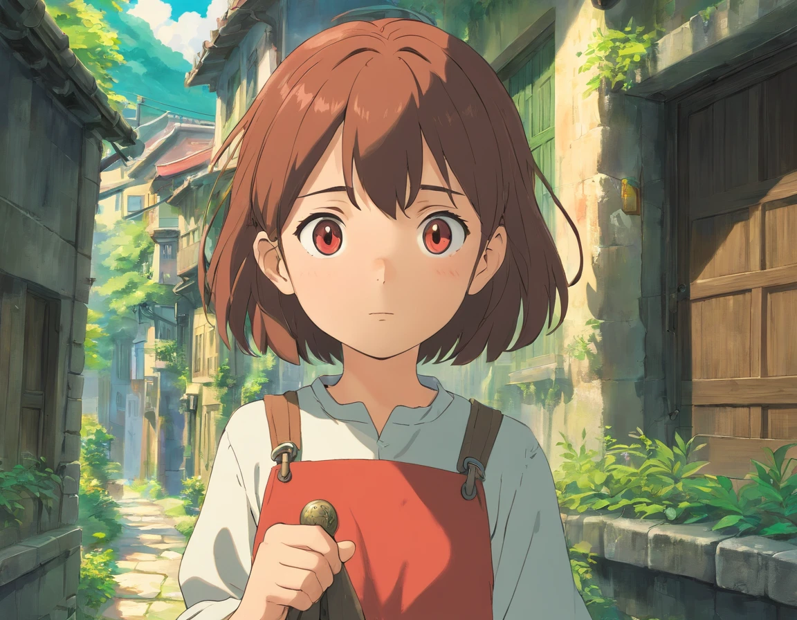abandoned girl protagonist with distinctive feature