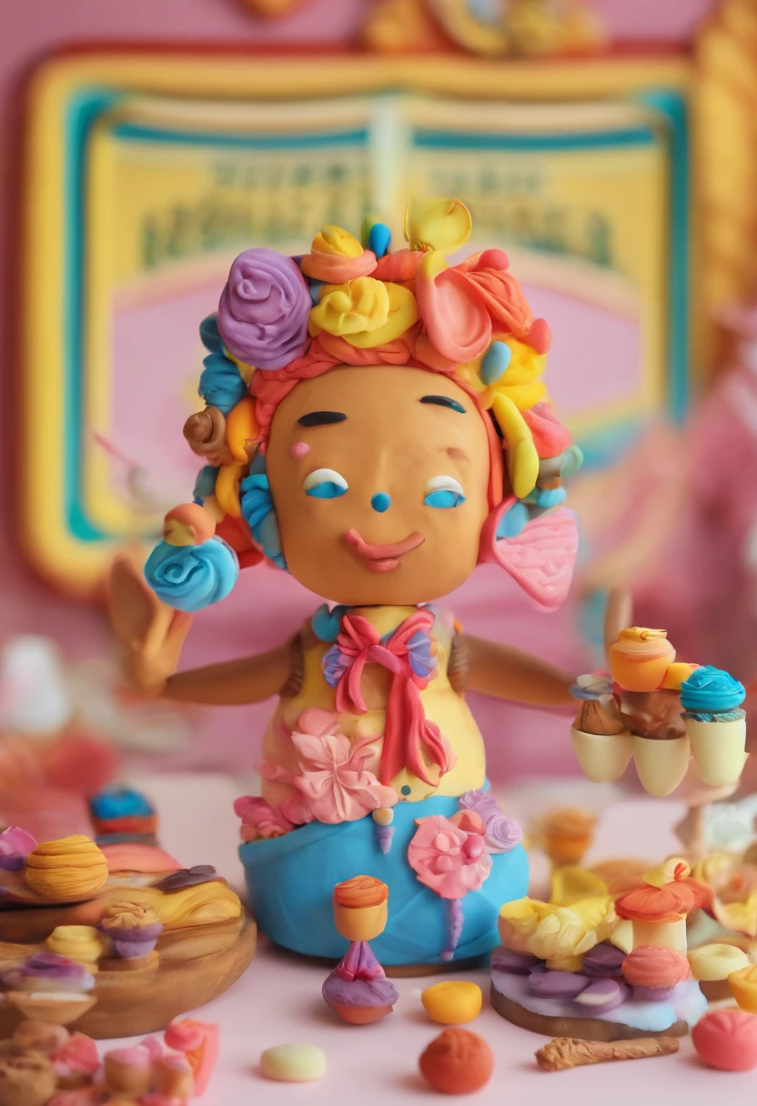 cartoony,Desserts are anthropomorphic