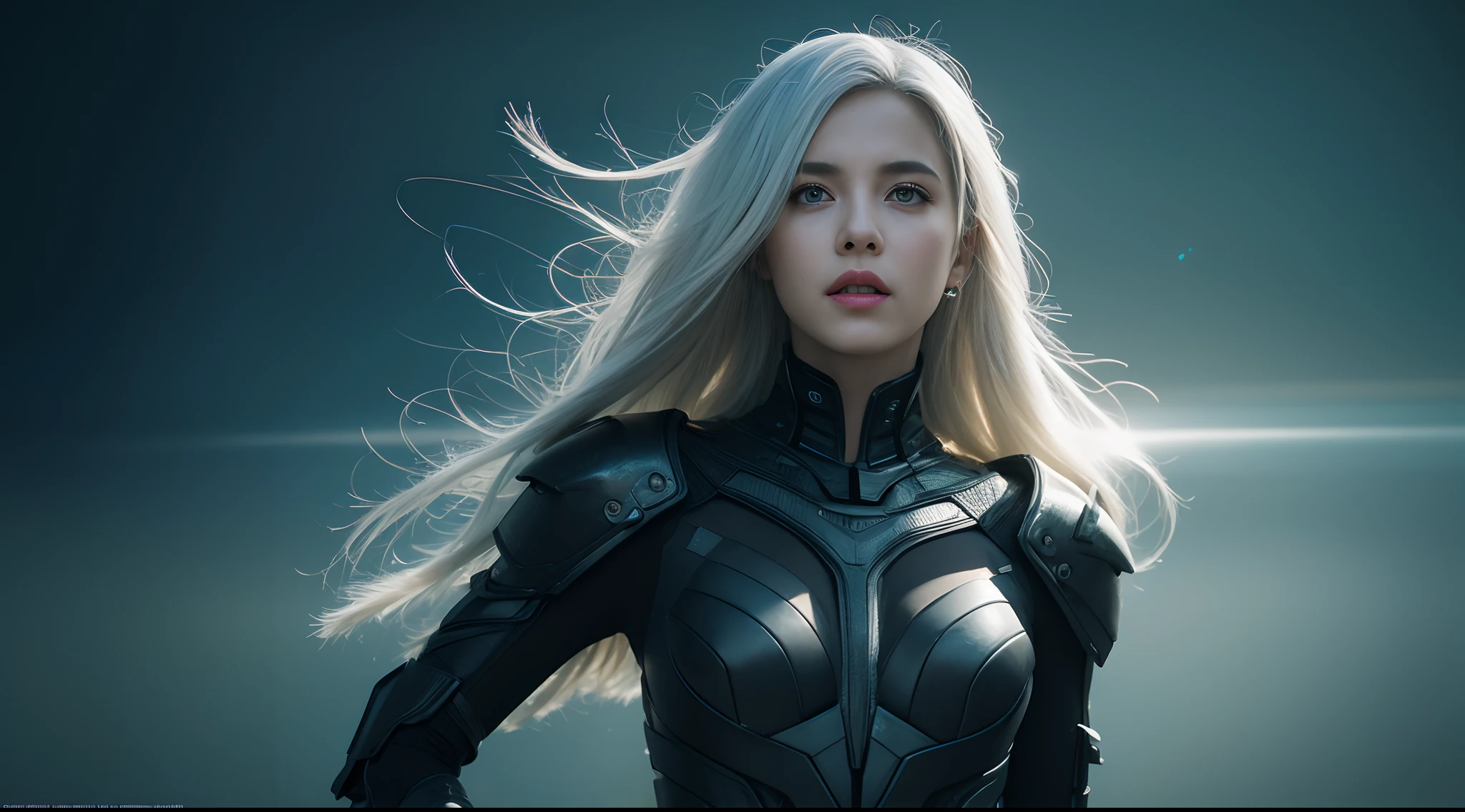 vanishing point,From the movie Matrix ,3D,solo, 1girl,battle garment,A young white haired girl from Germany,A beautiful cyberpunk female image,hdr(HighDynamicRange),Ray traching,NVIDIA RTX,Hyper-Resolution,Unreal 5,Subsurface scattering、PBR Texture、post-proces、Anisotropy Filtering、depth of fields、maximum definition and sharpness、Many-Layer Textures、Albedo e mapas Speculares、Surface coloring、Accurate simulation octane rendering of light-material interactions、Two-colored light、largeaperture、Low ISO、White balance、the rule of thirds、8K raw data、blackstockings,cinematic lighting, ray tracing, reflection light, UHD, best quality, high quality, award winning, high details, masterpiece, anatomically correct, textured skin,