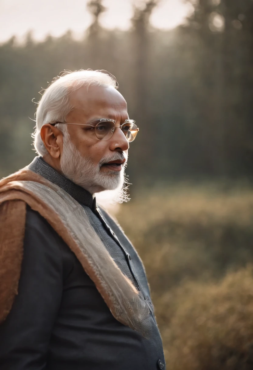 narendra modi in sapace , Powerful, Dark Nautical, Ghostcore, wide shot, Octane rendering, Sharp, Light art, analogous colors, Gothic , anamorphic lens flare lighting, Ultra realistic --ar 16:9