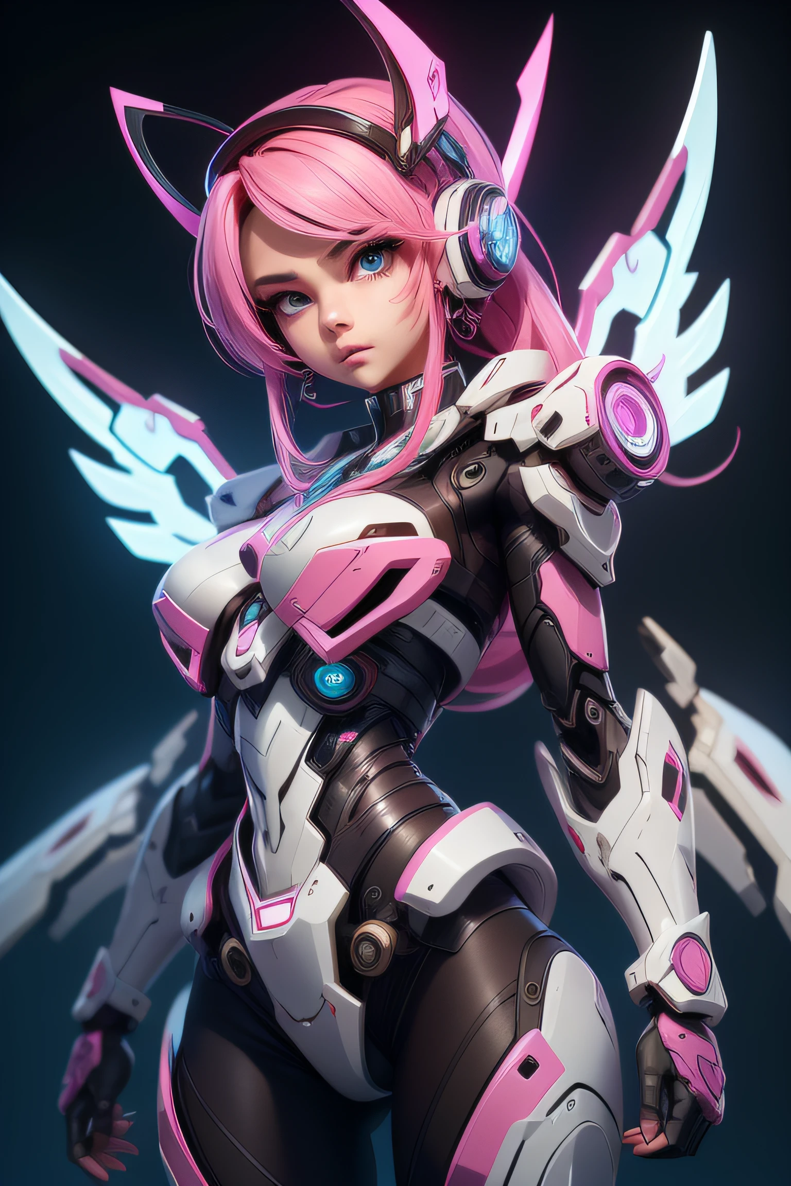 a close up of a person in a costume with a sword, overwatch skin, sigma female, overwatch character, sharp silver armor fuchsia skin, as an overwatch character, varia suit, as overwatch character, platinum skin, echo from overwatch, katana zero video game character, zarya, pitch black skin, valorant character, fighting game character