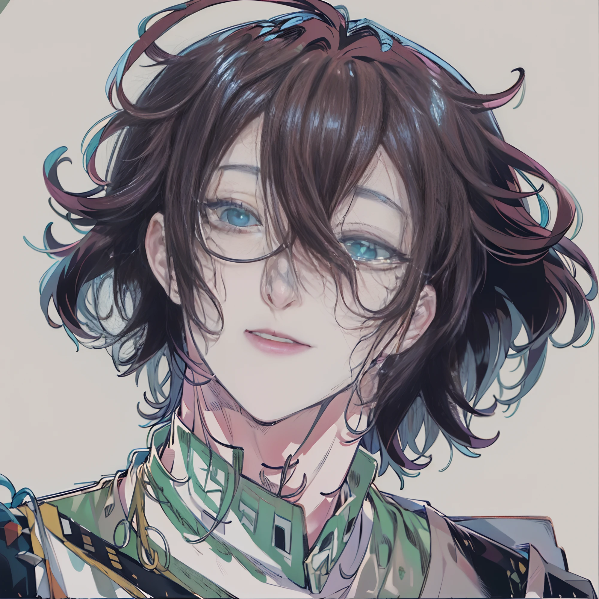 Anime - style drawing for men, handsome guy in demon killer art, detailed anime character art, highly detailed exquisite fanart, inspirado em Okumura Masanobu, Simple colors,The art of Yoneyama dance, Key anime art, shigenori soejima illustration, Detailed key anime art, Anime portrait of a handsome man