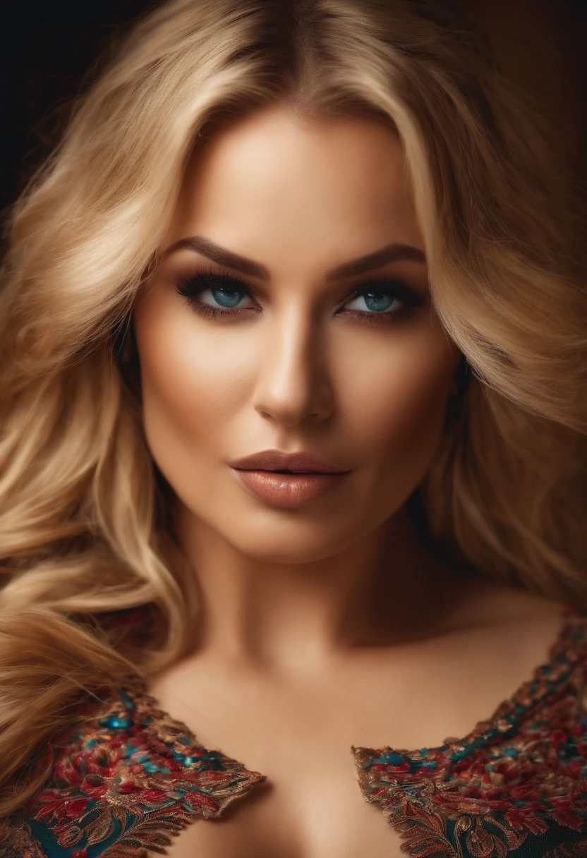 Big tits, blonde woman