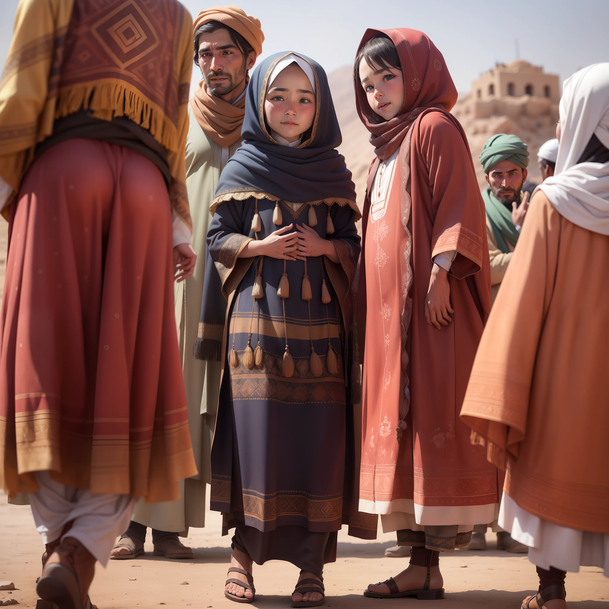 Tom Cruse with Hazaragi Dress in Bamyan, Afghanistan