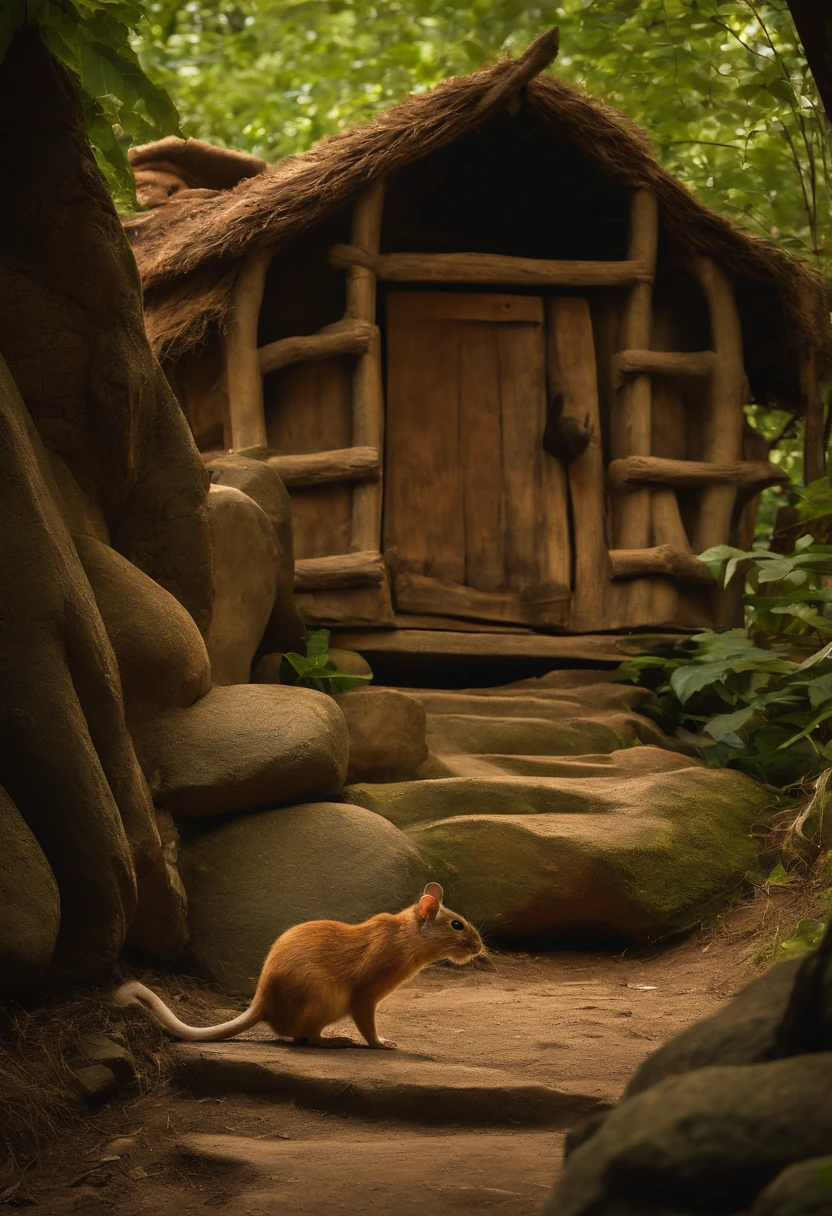 Screen keywords:Ancient Indian village、the woods、Seven blind mice、curiosity、exploring、Strange stuff、Take turns touching、touch、guess。