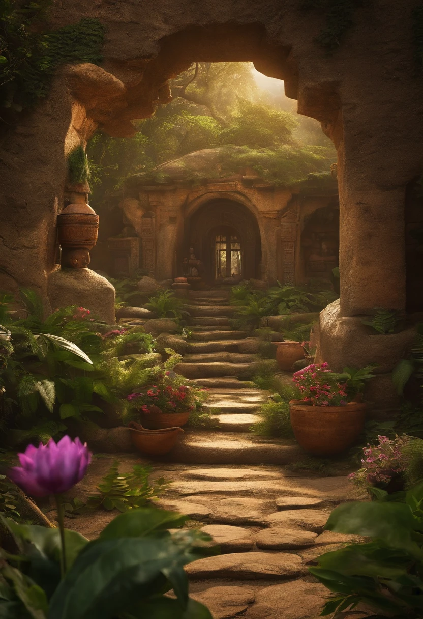 Screen keywords:Ancient Indian village、the woods、Seven blind mice、curiosity、exploring、Strange stuff、Take turns touching、touch、guess。