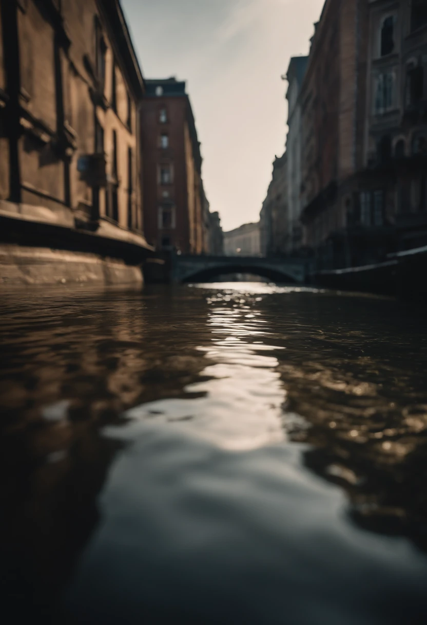 Rivers in the city are polluted