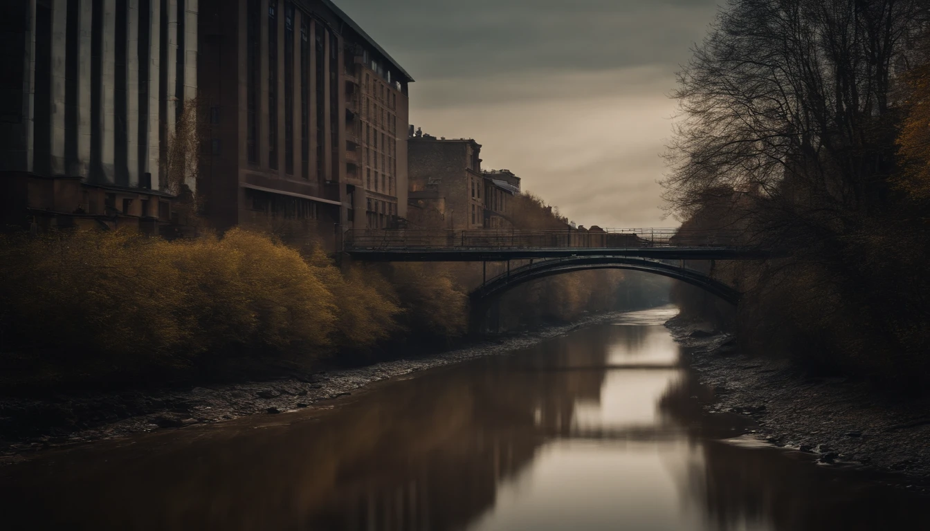 Rivers in the city are polluted