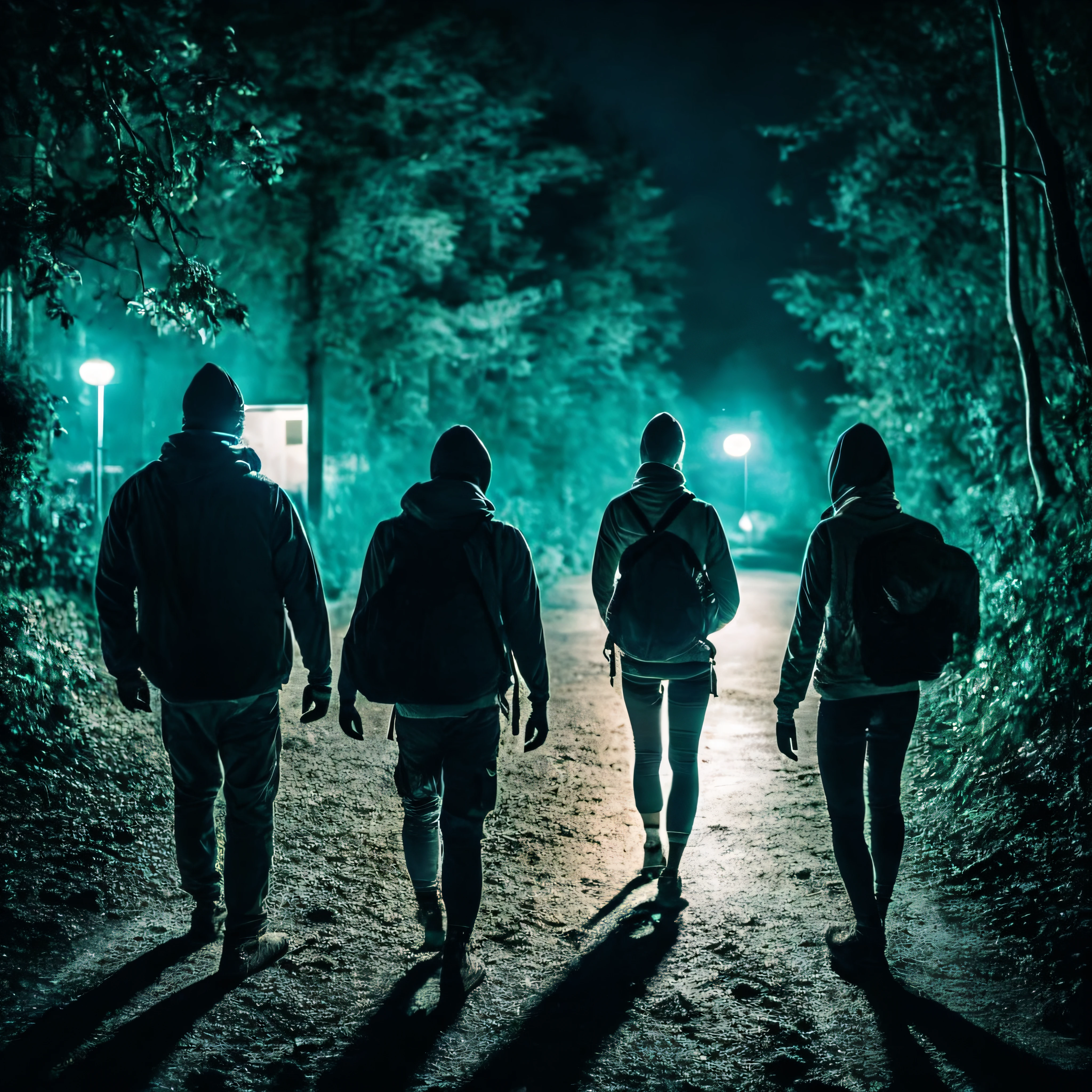 Terrifiying Night Exploration With Friends