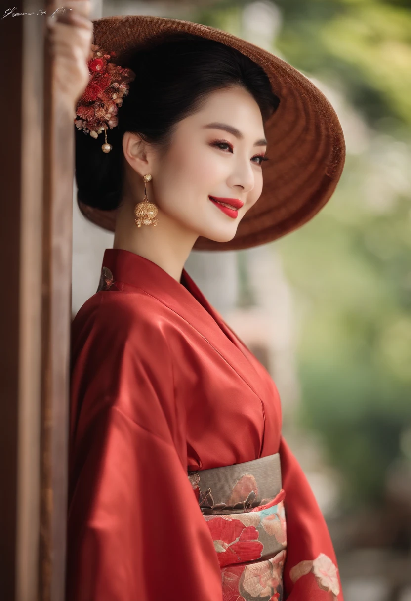 Pay attention to your appearance、Solid makeup and fashion、Neat and elegant Japan woman、a smile