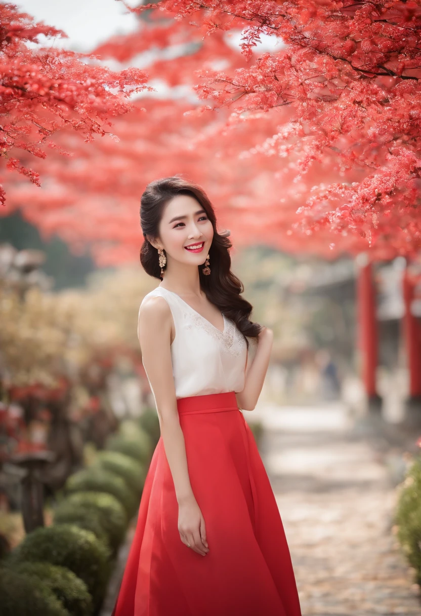 Pay attention to your appearance、Solid makeup and fashion、Neat and elegant Japan woman、a smile