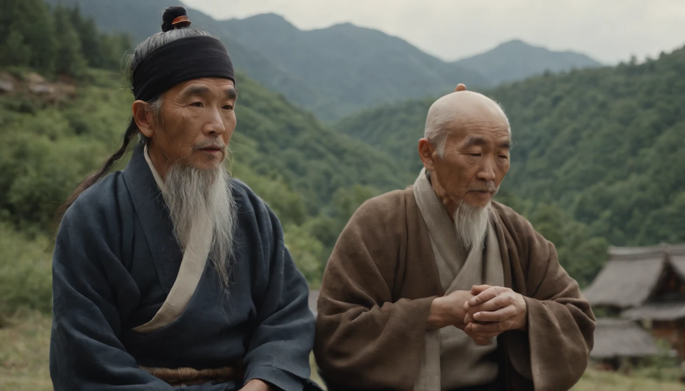 A young man named Haruki, meets an old Zen master, named Hoshiko, with a scowl on his face in a quiet village nestled among the mountains