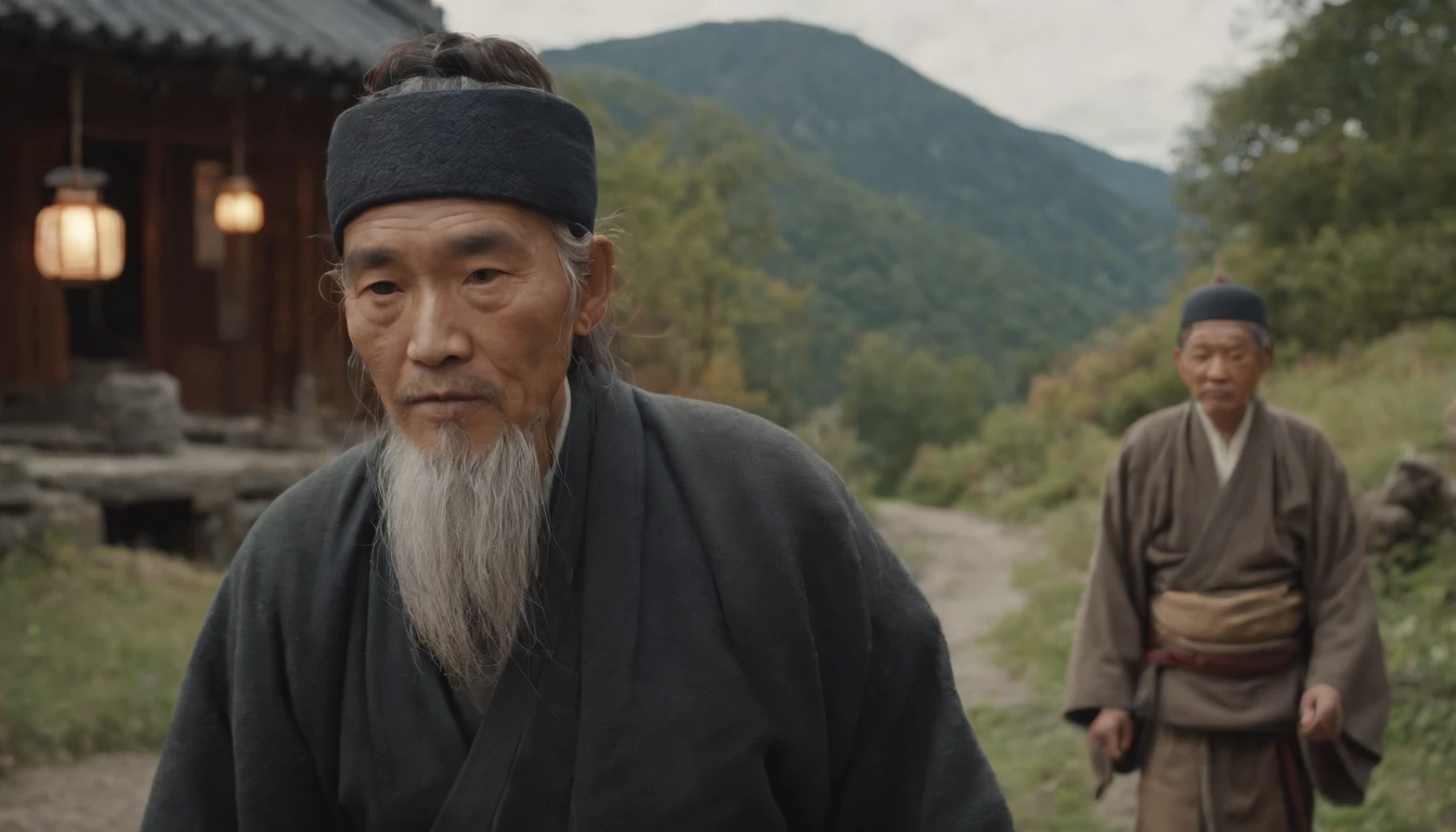 A young man named Haruki, meets an old Zen master, named Hoshiko, with a scowl on his face in a quiet village nestled among the mountains