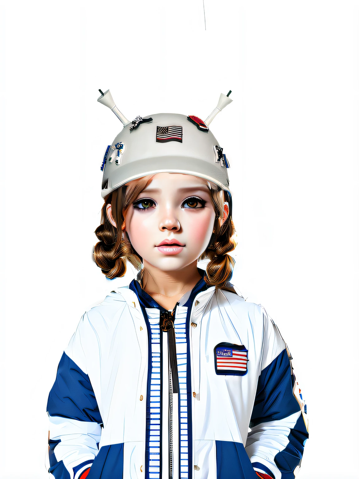 with brown eye,Realistic eyelashes,