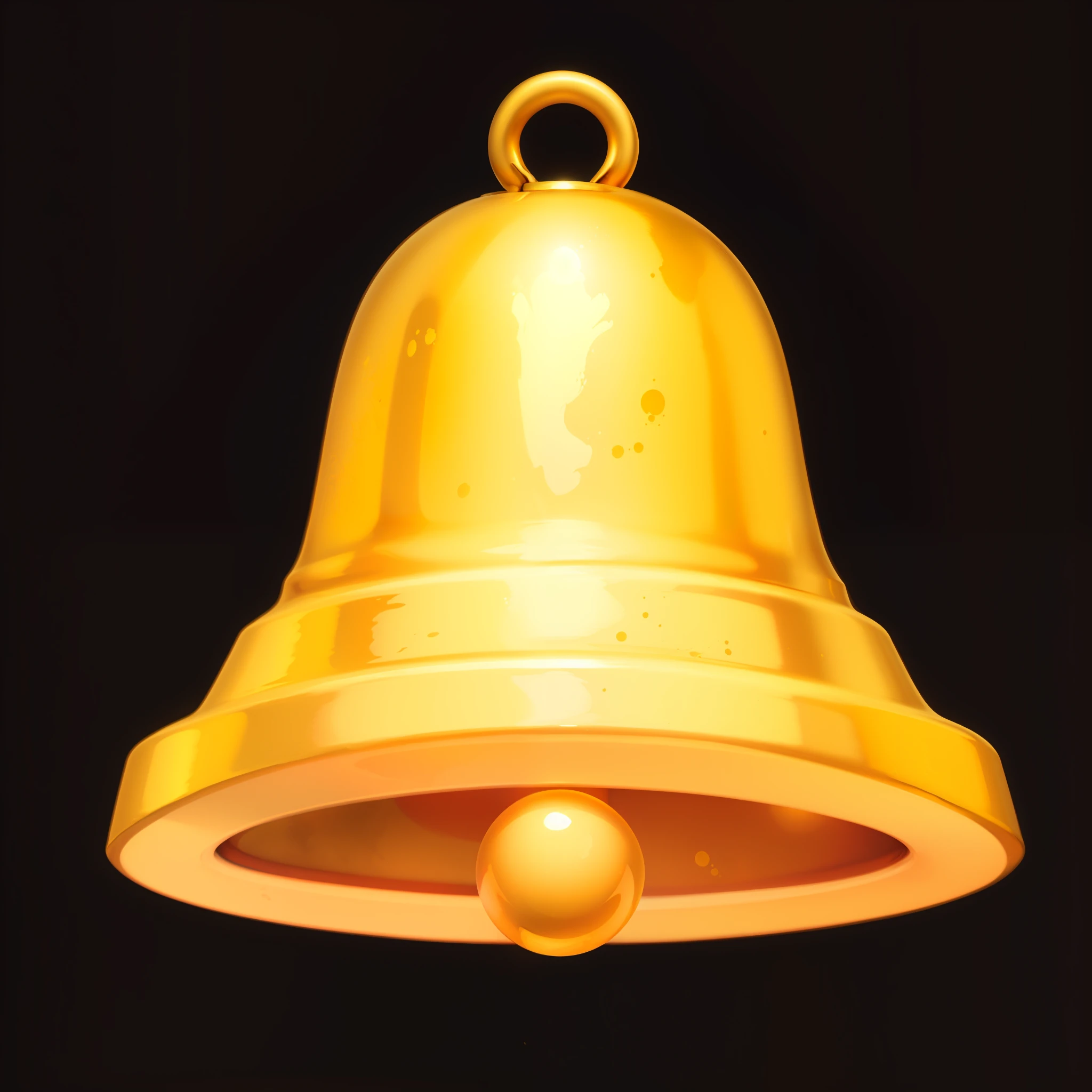 golden colored，bell，gameicon，highest masterpiece，high qulity