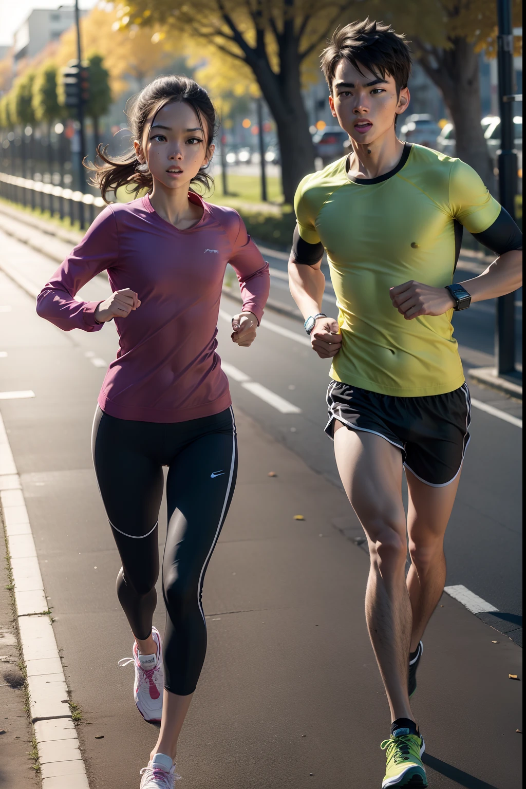 youth jogging