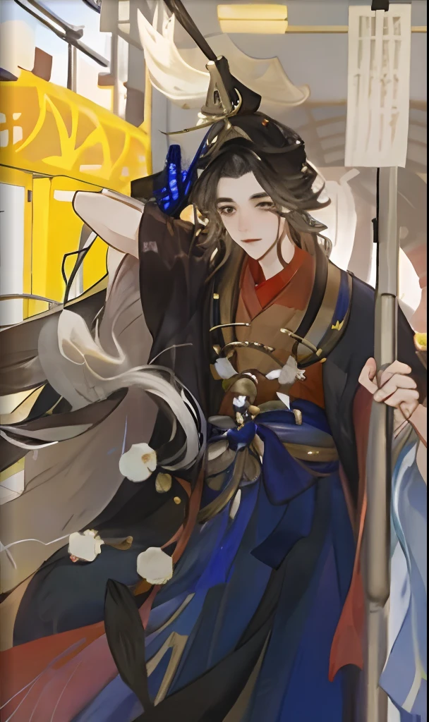 Hanfu boy on the subway