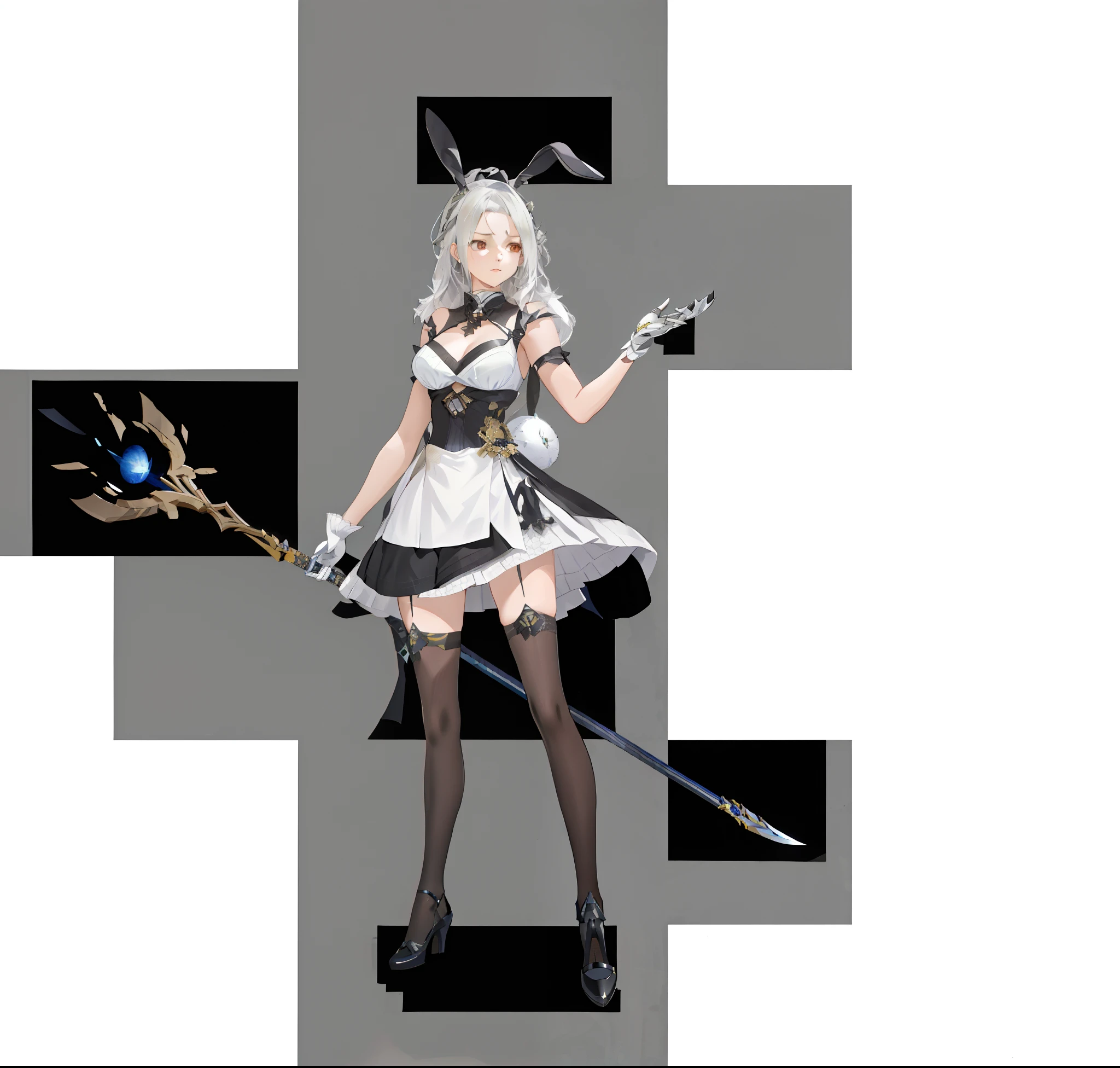 a close up of a woman in a dress holding a sword, render of april, bravely default inspired, from bravely default ii, 《azur lane》role, render of a cute 3d anime girl, A scene from the《azur lane》videogame, azur lane style, nier inspired, From Arknights, nier, 3 d render official art, Neil 2 B