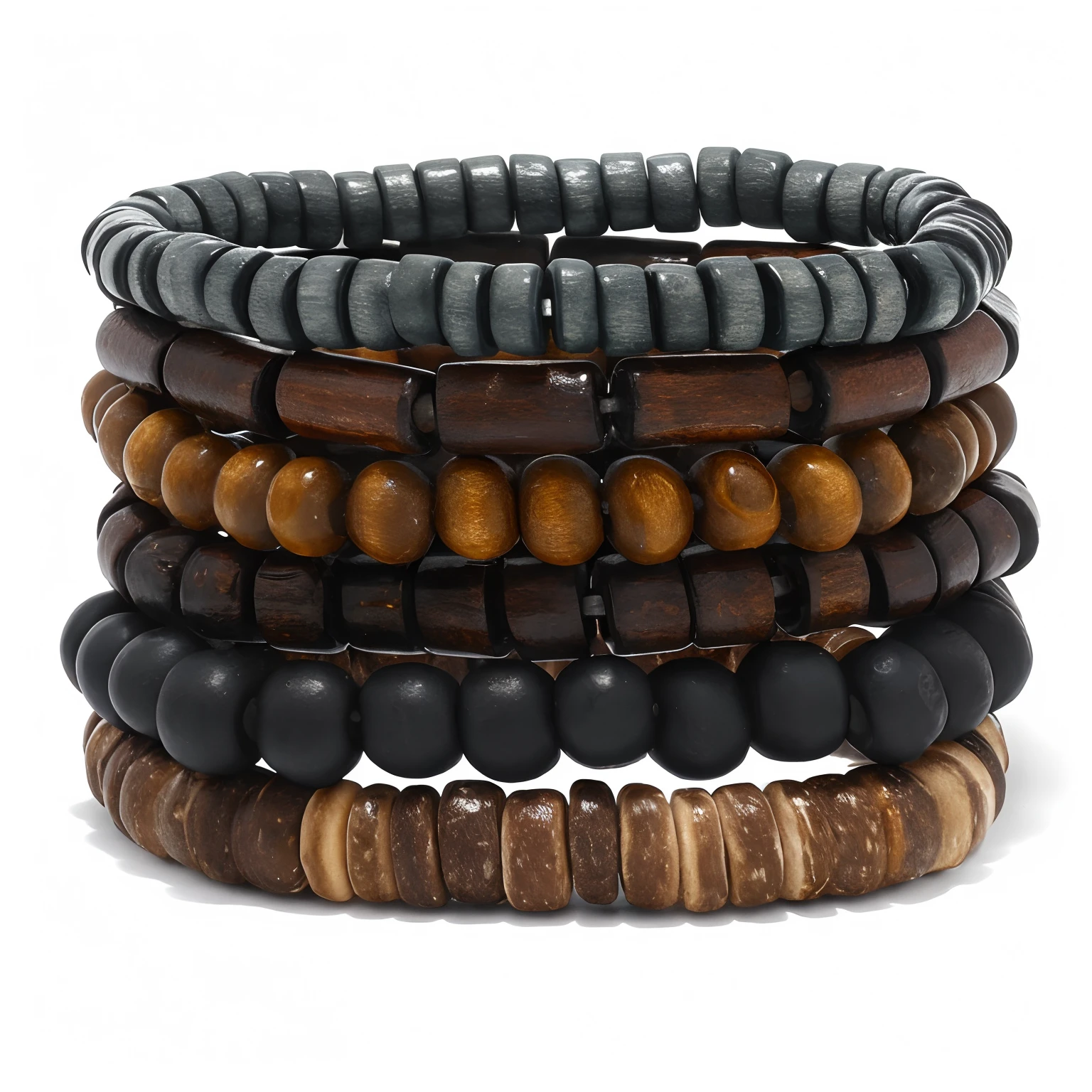 Product introduction photo shoot, African Americans wear bracelets