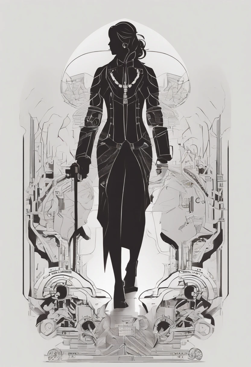 full-length portrait| detailed face| symmetric| steampunk| cyberpunk| cyborg| intricate detailed| to scale| hyperrealistic| cinematic lighting| digital art| concept art| mdjrny-v4 style
