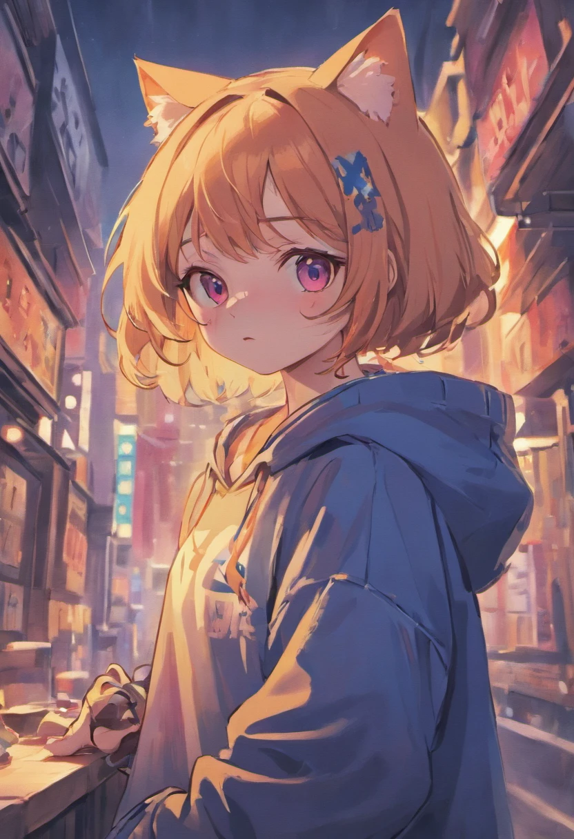 Cartoon cat in hoodie with glasses and hoodie, cute detailed digital art, Adorable Digital Painting, Cute digital art, teemo, Advanced Digital Chibi Art, epic digital art illustration, by Shitao, artwork in the style of guweiz, anthropomorphic cat ninja, Jason Chan, fanart best artstation, fursona wearing stylish clothes