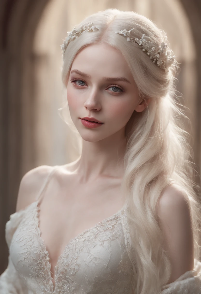 lushill style, furry , a albino woman, full body portrait, barefoot, nice perfect face with soft skinice perfect face, concept art portrait by greg rutkowski, artgerm, hyperdetailed intricately detailed gothic art trending on artstation triadic colors, fantastical, intricate detail, splash screen, complementary colors, fantasy concept art, 8k resolution, gothic deviantart masterpiece, oil painting, heavy strokes, naked no cloth on