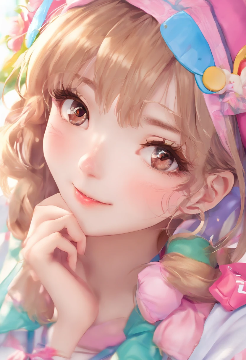 dressed, (photo realistic:1.4), (hyper realistic:1.4), (realistic:1.3),
(smoother lighting:1.05), (increase cinematic lighting quality:0.9), 32K,
1girl,20yo girl, realistic lighting, backlighting, light on face, ray trace, (brightening light:1.2), (Increase quality:1.4),
(best quality real texture skin), finely detailed eyes, finely detailed face,
(tired and sleepy and satisfied:0.0), face closeup, t-shirts,
(Increase body line mood:1.1), shiny skin