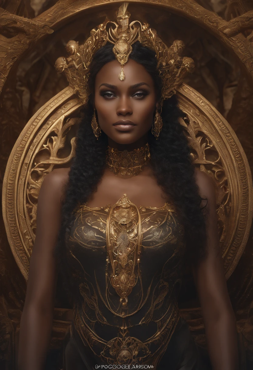 Dark-Skinned Female, Intricately Rendered Dark Brown Skin Goddess, beautiful fairy, romantic, flawless skin, long wavy hair with sparkling shimmer, filigree, delicate, perfect features, woolitize, pltn style, monster, pixi, hyperdetailed painting, complex, head and shoulders portrait, 4k resolution concept art portrait by Greg Rutkowski, Artgerm, James Stokoe style, WLOP, Alphonse Mucha dynamic lighting hyperdetailed intricately detailed art trending on Artstation triadic colors Unreal Engine 5 volumetric lighting handsome, short black hair, pop, elegant, clear, deep color art, Greg Rutkowski art, fantasycore, airbrush art, top hat, entertainer, circus leader, black tux, cute big circular reflective eyes, Pixar render, unreal engine cinematic smooth, intricate detail, soft smooth lighting, soft pastel colors, sf, intricate artwork masterpiece, ominous, matte painting movie poster, golden ratio, trending on cgsociety, intricate, epic, trending on artstation, by artgerm, h. r. giger and beksinski, highly detailed, vibrant, production cinematic character render, ultra high quality model, sf, intricate artwork masterpiece, ominous, matte painting movie poster, golden ratio, trending on cgsociety, intricate, epic, trending on artstation, by artgerm, h. r. giger and beksinski, highly detailed, vibrant, production cinematic character render, ultra high quality model, sf, intricate artwork masterpiece, ominous, matte painting movie poster, golden ratio, trending on cgsociety, intricate, epic, trending on artstation, by artgerm, h. r. giger and beksinski, highly detailed, vibrant, production cinematic character render, ultra high quality mode