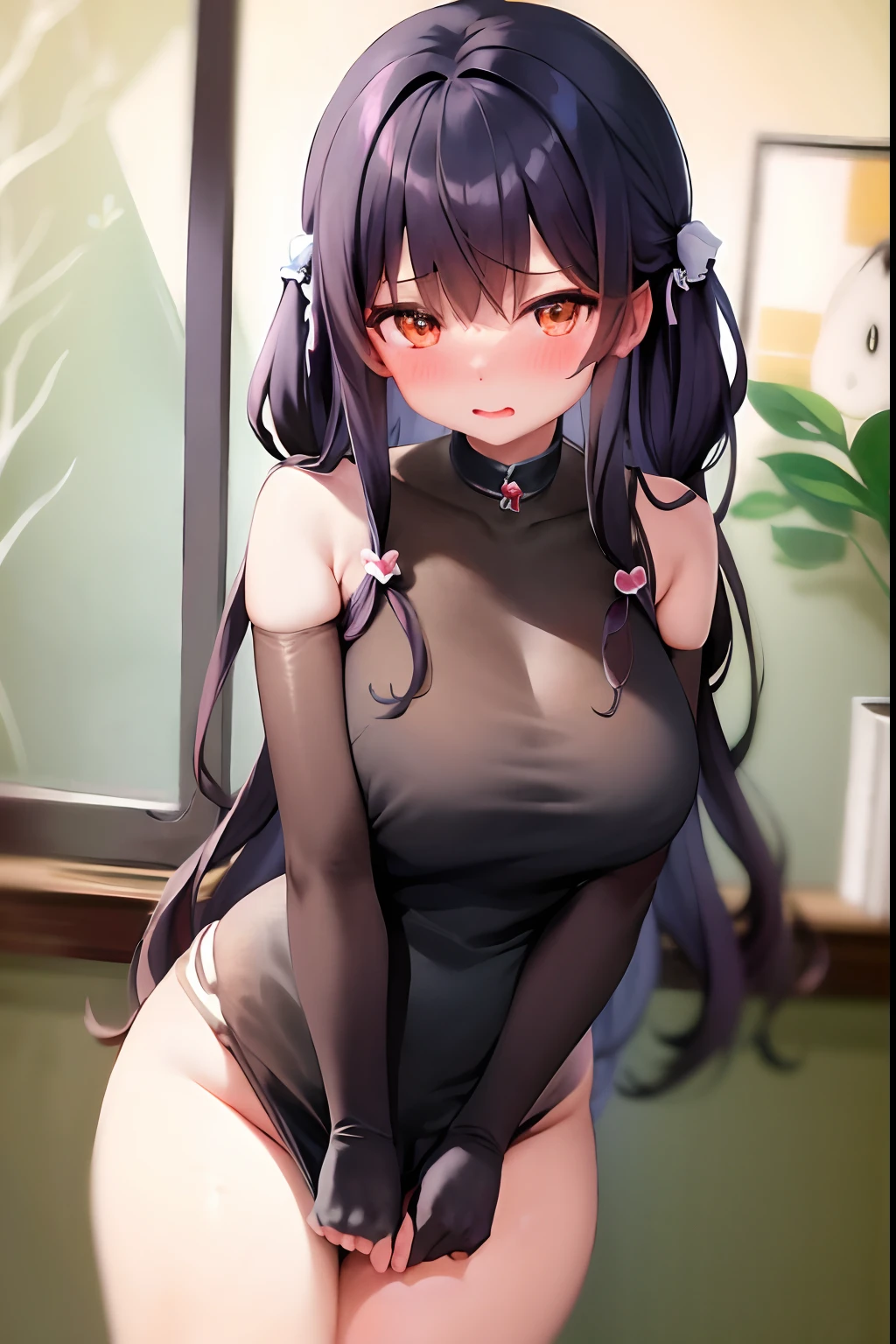 ​masterpiece,top-quality, 独奏, girl,fullnude,Kawaii Girl,Love juice drips down to the thighs,red blush,embarrassed from,,