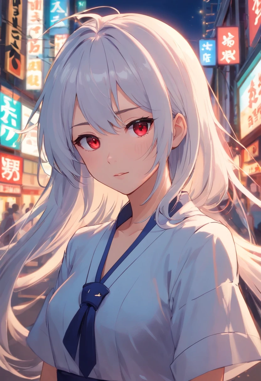 best qualtiy,超高分辨率,1girl,Female clergy,Clergy dress,adolable,(Kpop idol),(aegyo sal:1),(long white hair:1),((Red eyes)),It looks like in front of the audience,full bodyesbian,facing the front there,highly detailed exquisite fanart, Great character design,anatomy correct,highly detailed character,Stiletto heels,Bare legs