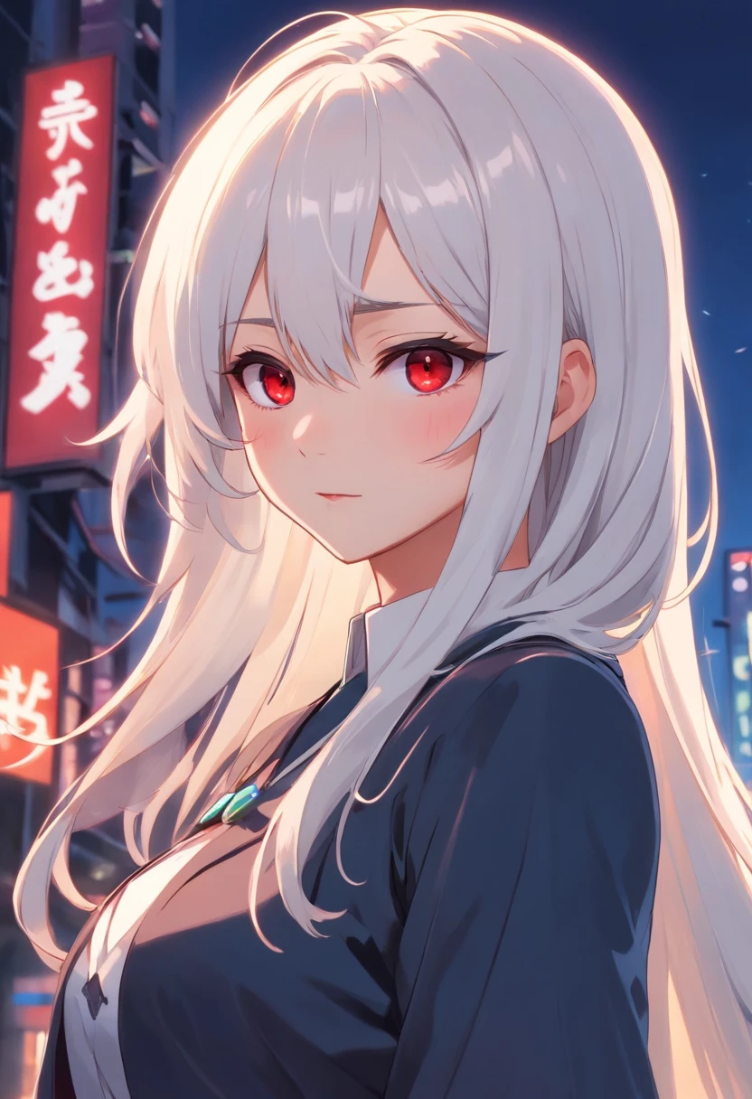 best qualtiy,超高分辨率,1girl,Female clergy,Clergy dress,,lewd nun,adolable,(Kpop idol),(aegyo sal:1),(long white hair:1),((Red eyes)),It looks like in front of the audience,full bodyesbian,facing the front there,highly detailed exquisite fanart, Great character design,anatomy correct,highly detailed character,Stiletto heels,Bare legs
