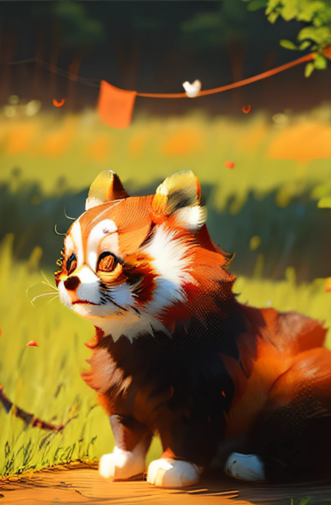 red panda cute