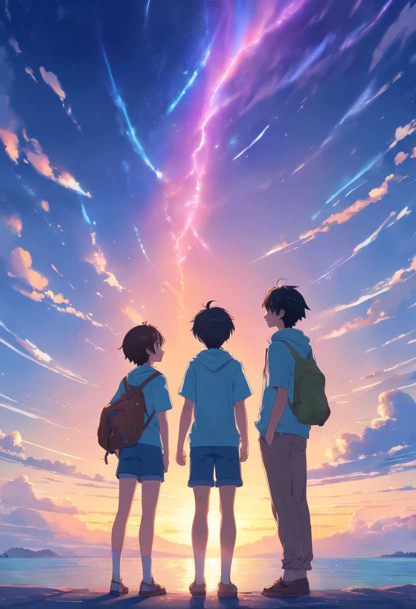 twinks,icons,view sky,enticing