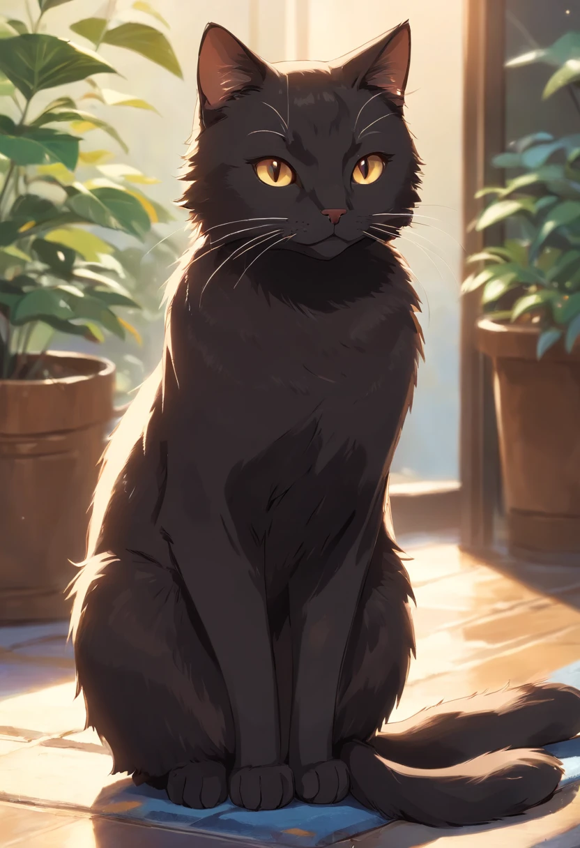 No background、"Photographing a black cat chic、Generate ultra-high-definition images, Classic Cat Pose. Use of advanced macro photography techniques、Emphasizes the intricate details of the cat's coat, mustaches, And expressive eyes.
Place the camera at the cat's eye level, Create an intimate connection between the viewer and the cat subject. Implement a wide aperture for a shallow depth of field, Makes the cat stand out clearly against a gently blurred background.
Improve lighting to emphasize the texture and contours of the cat's body, Use of Software, Remove hard shadows with diffused lighting、Software Creation, cosy atmosphere.
Catch a cat in a relaxed and balanced posture, Show its flexibility and elegance. Experiments to capture the moment of movement of nature, Stretching, Grooming, etc., To convey a sense of authenticity.
Implement post-processing techniques to improve image clarity, Contrasty, and color balance, Ensure every aspect, From the intricate patterns of cats to their intense gazes, Rendered in stunning detail.
It is the last, convey the gentle beauty and innate grace of cats,,, Capture fleeting moments celebrating the unique essence of a cat's curiosity and calmness."