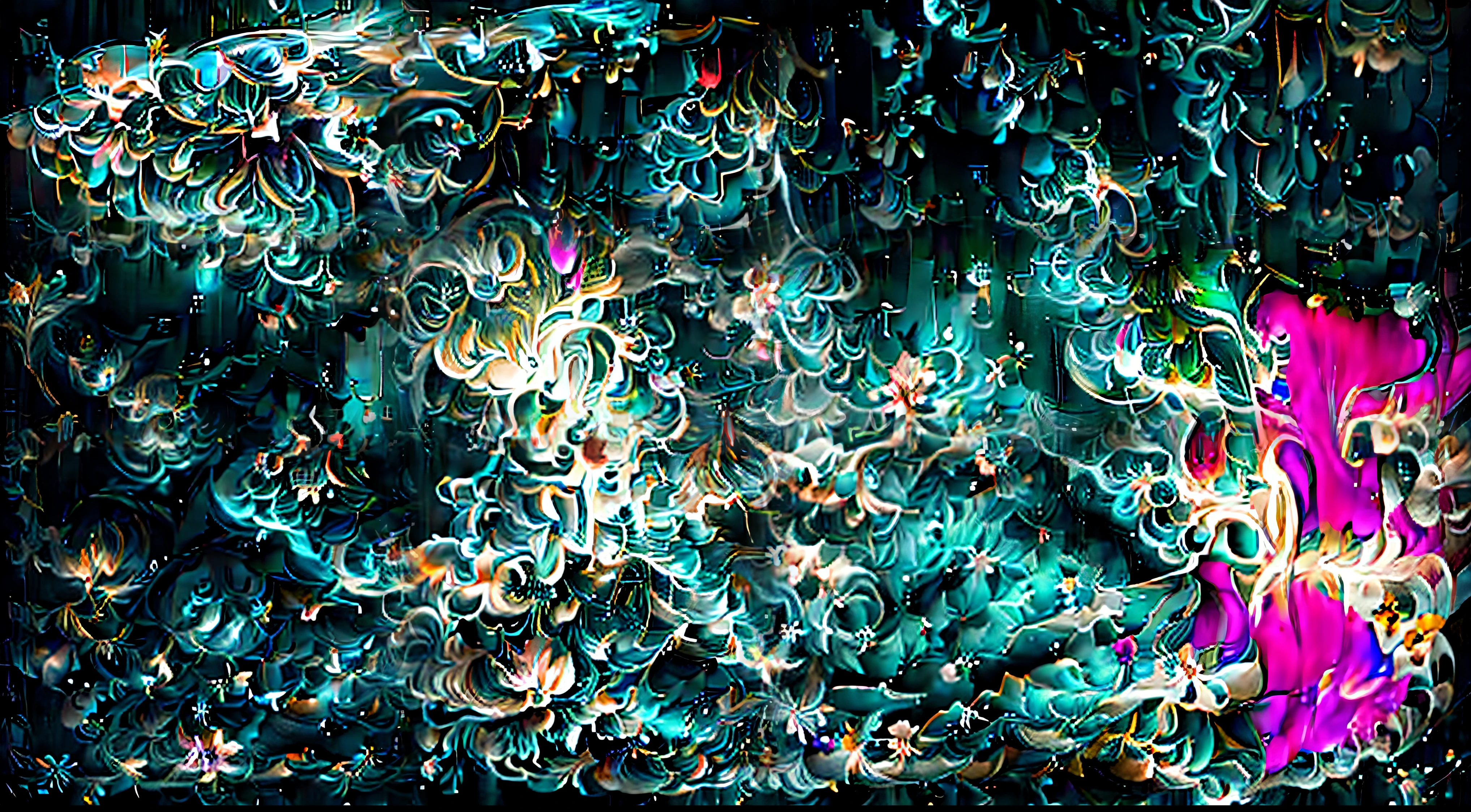 (Alfombra de flores naturales, tapete de flores festivo,Alberto Severo art ).Crea una fascinante obra de arte abstracta con un enfoque en la fluidez y el movimiento. Utilice una paleta de colores rica y diversa, Blend tones seamlessly to evoke a sense of continuous movement. Explore the interplay between softness, Suave, Sharp shapes, Dynamic edges. Deja que los colores sangren y se mezclen, giving the impression of swirling currents or energetic vibrations. Incorporar elementos de la naturaleza, like gentle curves that resemble ocean waves, Vibrant bursts reminiscent of blooming flowers, or power lines that resemble gusts of wind. He fuses these natural motifs with abstract forms to create a harmonious and captivating composition........ Embrace the idea of serendipity and spontaneity while allowing colors and shapes to take shape organically. Anima a la obra de arte a desarrollarse como un viaje, invitar al espectador a explorar e interpretar las profundidades del paisaje abstracto. This work of art should inspire a sense of wonder and fascination...., Atraer a los espectadores a su fascinante mundo de colores y formas. The blend of abstraction and nature will transport observers to a realm of imagination and excitement........, leaving a lasting impression of beauty and creativity