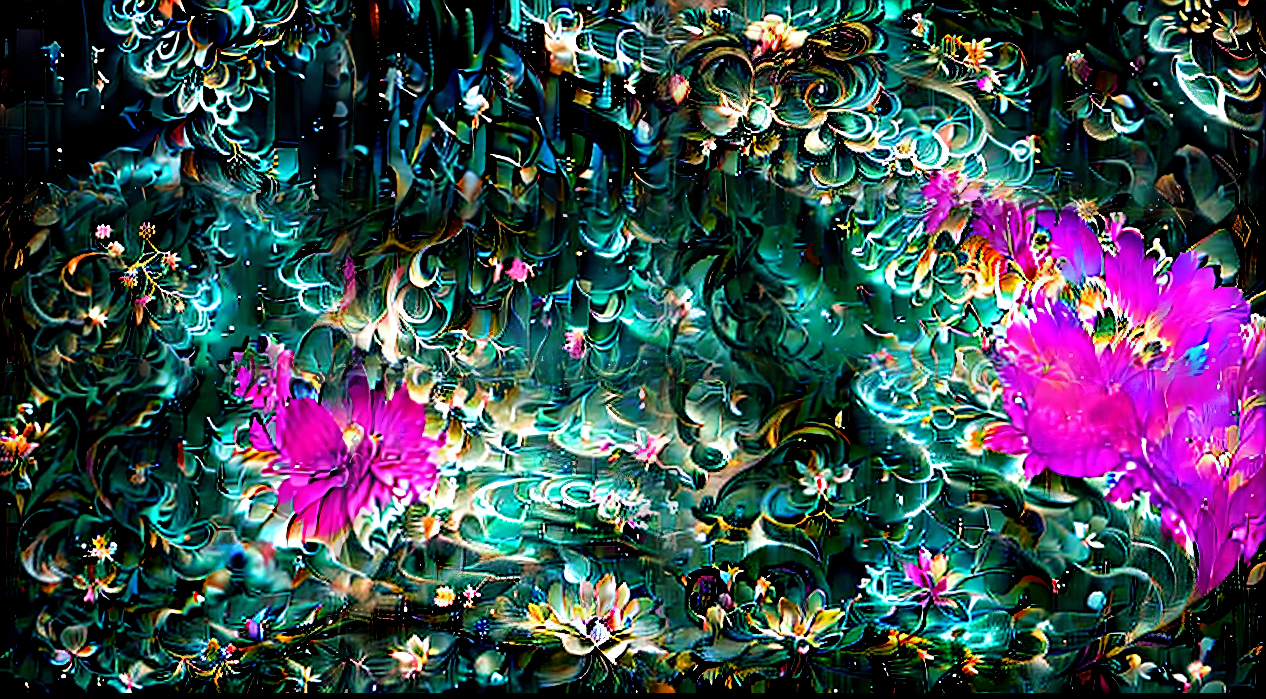 (Alfombra de flores naturales, tapete de flores festivo,Alberto Severo art ).Crea una fascinante obra de arte abstracta con un enfoque en la fluidez y el movimiento. Utilice una paleta de colores rica y diversa, Blend tones seamlessly to evoke a sense of continuous movement. Explore the interplay between softness, Suave, Sharp shapes, Dynamic edges. Deja que los colores sangren y se mezclen, giving the impression of swirling currents or energetic vibrations. Incorporar elementos de la naturaleza, like gentle curves that resemble ocean waves, Vibrant bursts reminiscent of blooming flowers, or power lines that resemble gusts of wind. He fuses these natural motifs with abstract forms to create a harmonious and captivating composition........ Embrace the idea of serendipity and spontaneity while allowing colors and shapes to take shape organically. Anima a la obra de arte a desarrollarse como un viaje, invitar al espectador a explorar e interpretar las profundidades del paisaje abstracto. This work of art should inspire a sense of wonder and fascination...., Atraer a los espectadores a su fascinante mundo de colores y formas. The blend of abstraction and nature will transport observers to a realm of imagination and excitement........, leaving a lasting impression of beauty and creativity