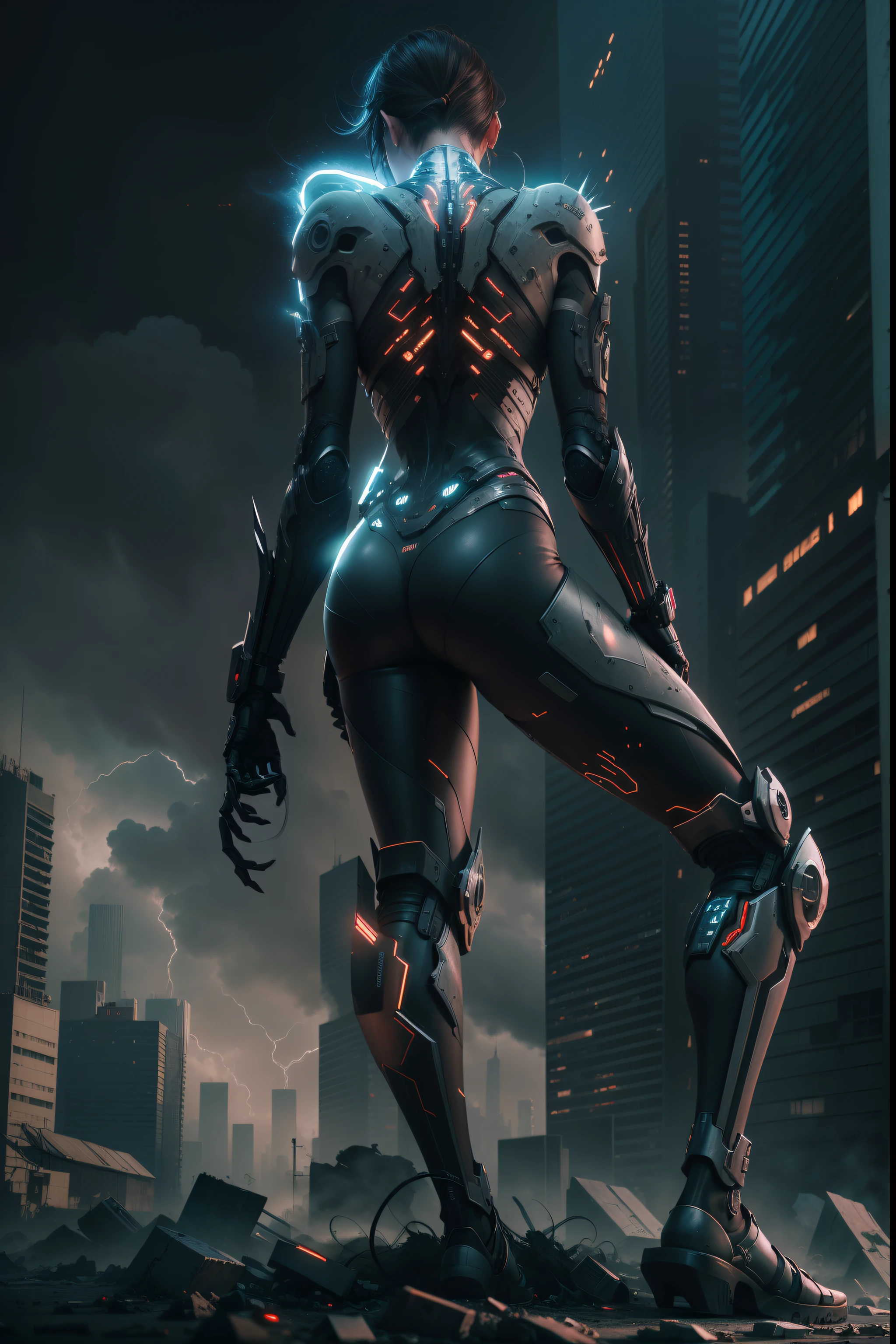 best quality,4k,8k,highres,masterpiece:1.2,ultra-detailed,realistic,photorealistic:1.37,Gay boy Roy and Gore from the future,(futuristic,sci-fi) portraits,metallic textures,dystopian landscape,haunting atmosphere,mysterious colors,dark and moody lighting,mechanical elements,neon lights,advanced technology,unique fashion style,robotic enhancements,post-apocalyptic setting,gloomy background,urban decay,scattered debris,crumbling buildings,dramatic poses,vivid expressions,Sharp and edgy lines,glowing eyes,visible emotions,intense and dynamic composition,gritty and raw aesthetic,ominous presence,contrasting shades,detail-oriented depiction,bold and vibrant tones,high contrast imagery,dramatic shadows,industrial cityscape,graffiti art,post-human evolution,uncanny feeling,disrupted reality,emotive facial features,foreboding ambiance,tech-infused elements,forefront fashion trend,rebellious character,transcendent beings,blending organic and artificial elements,strong personality,cyberpunk influence,abstract figures,emotionally charged scene,horror undertones,ambiguous narrative,colossal skyscrapers,looming darkness,ominous sky,visual storytelling,epic battle,apocalyptic future,immersive experience