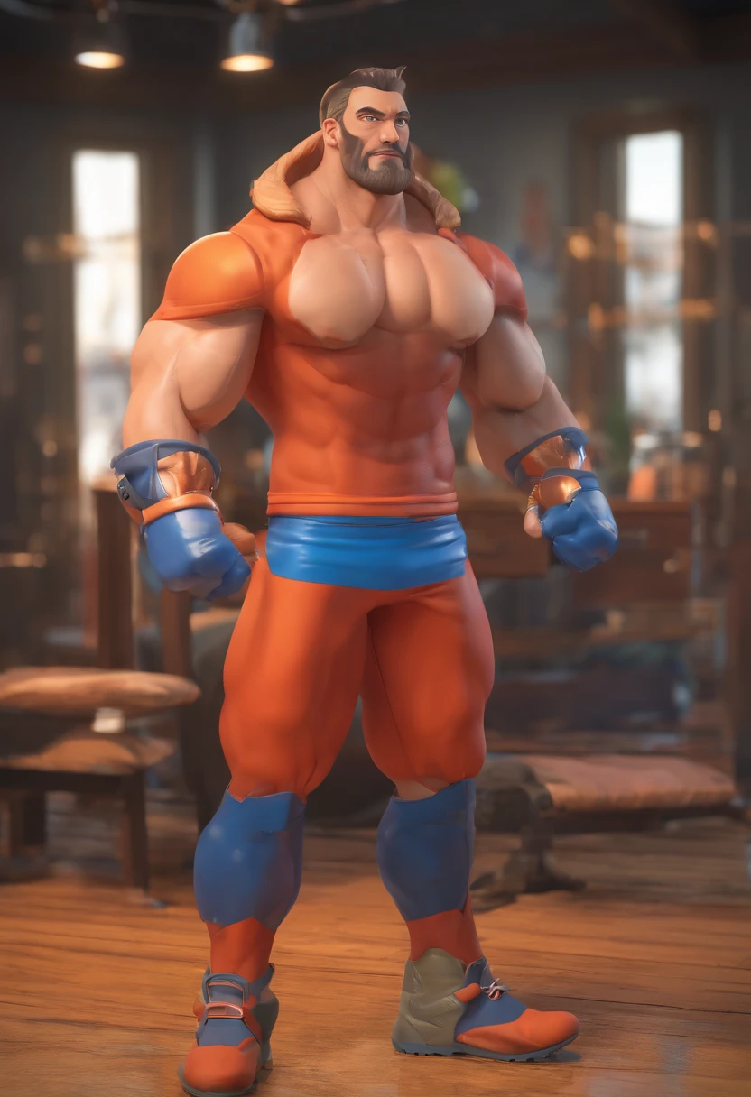 Muscle uncle,nakeness