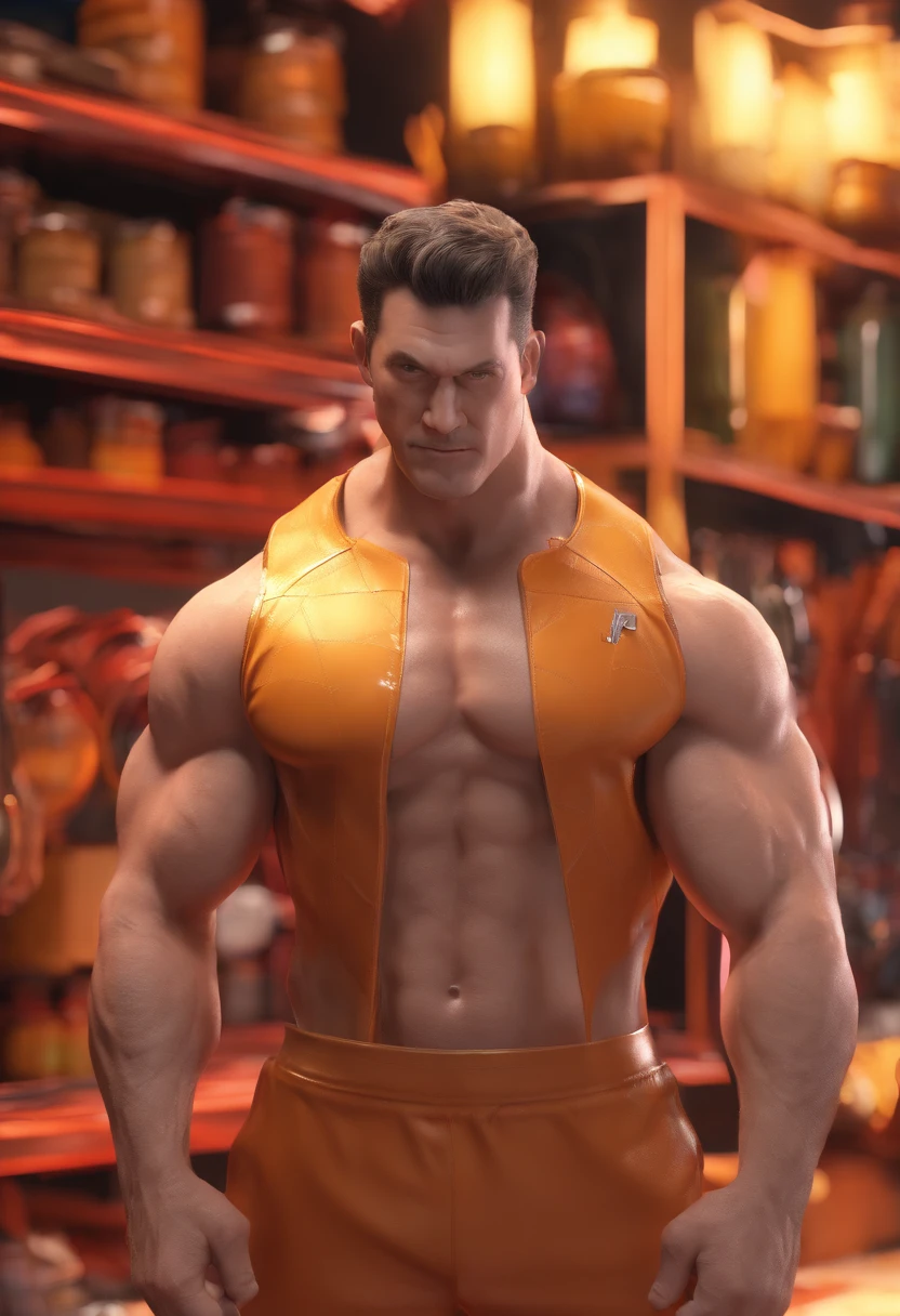 Muscle uncle,nakeness